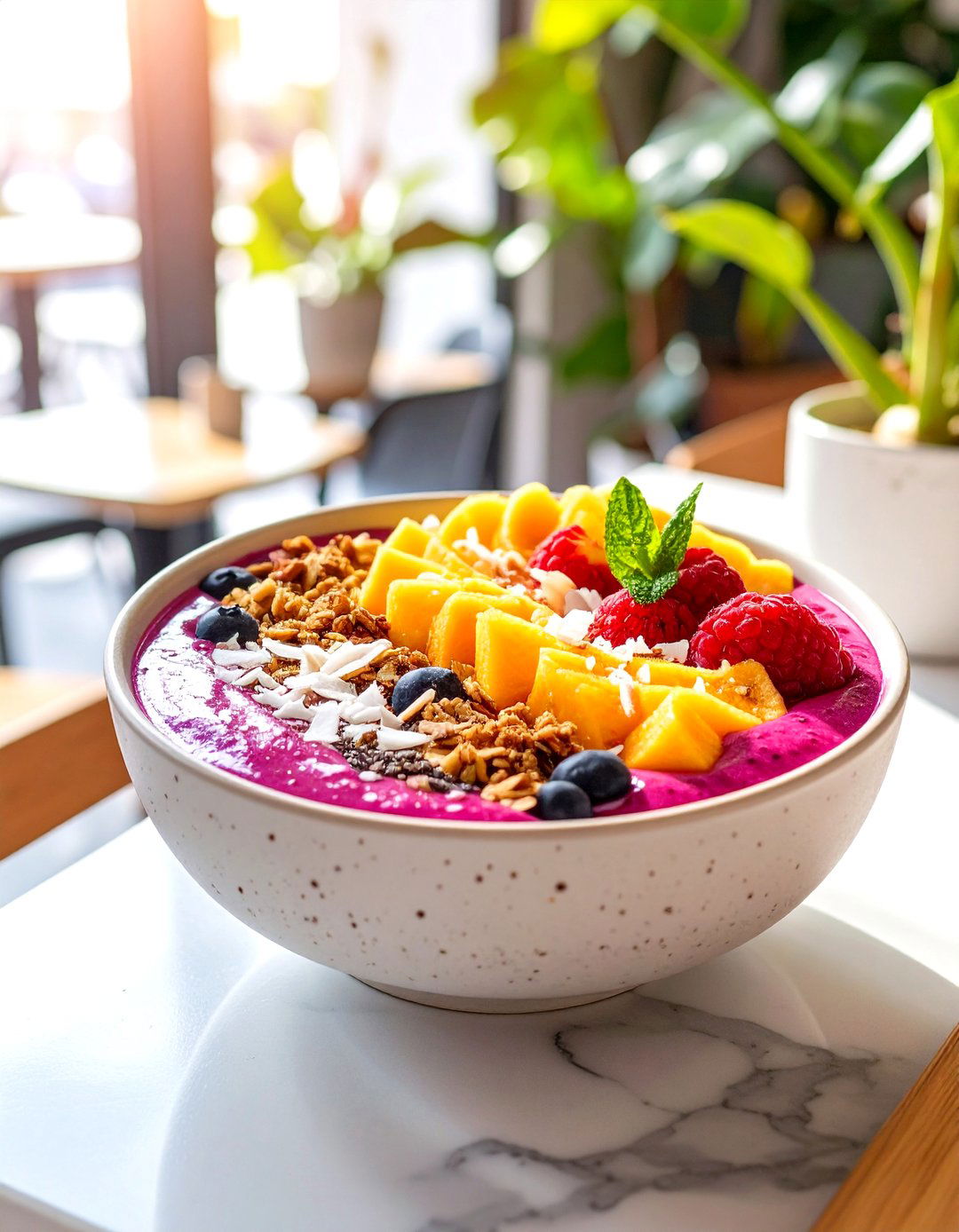 Themed Smoothie Bowl Station - 30 office breakfast ideas