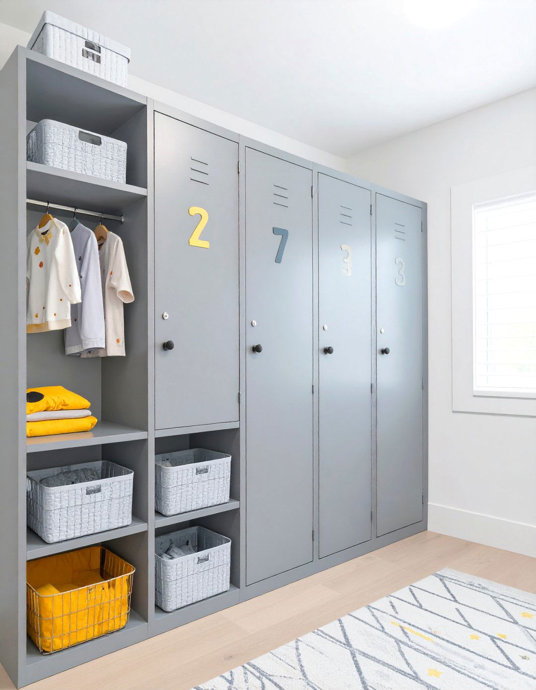 Themed Sports Locker Closet - 30 baby closet ideas