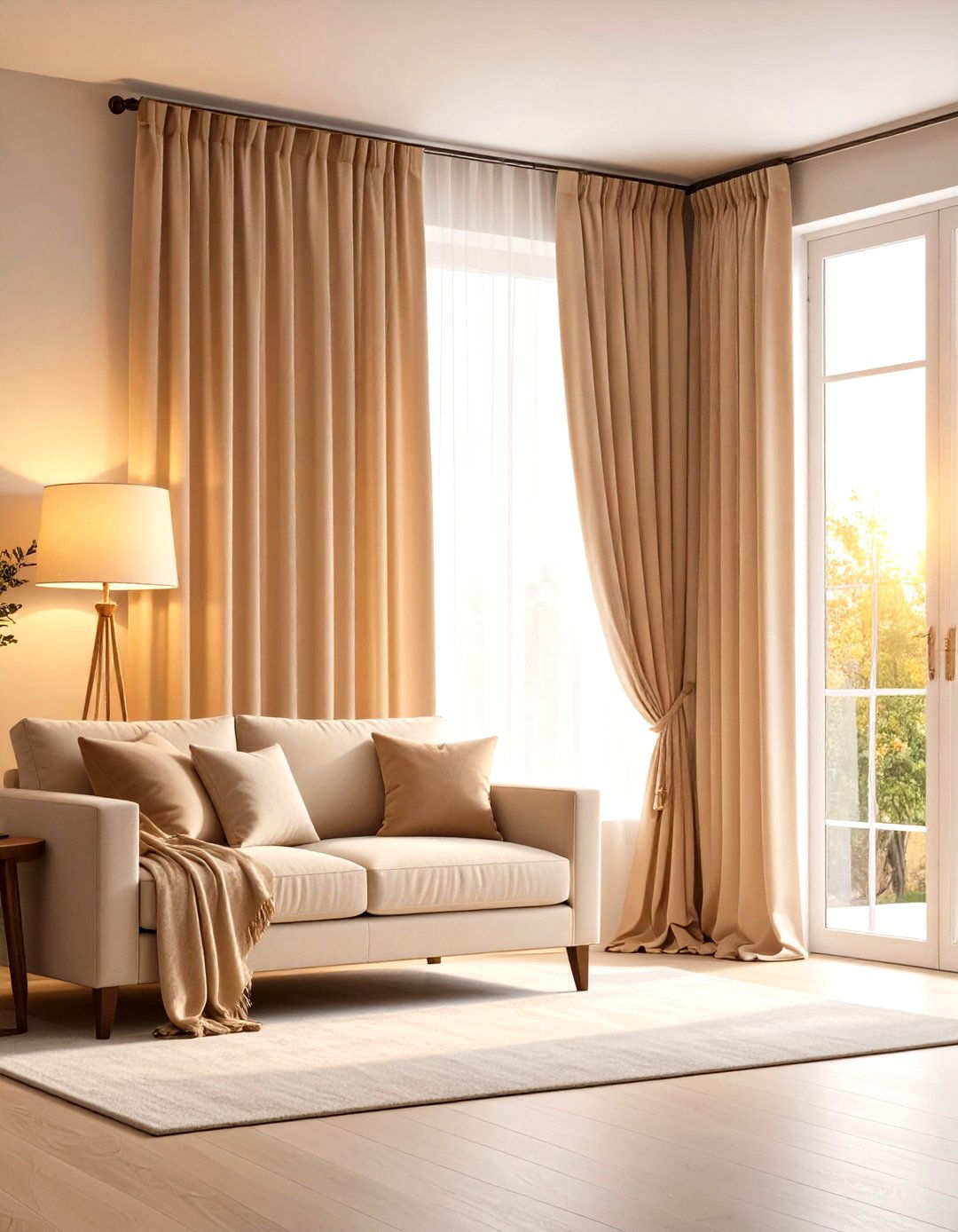 Thermal Insulated Patio Door Curtains - 30 patio door curtain ideas