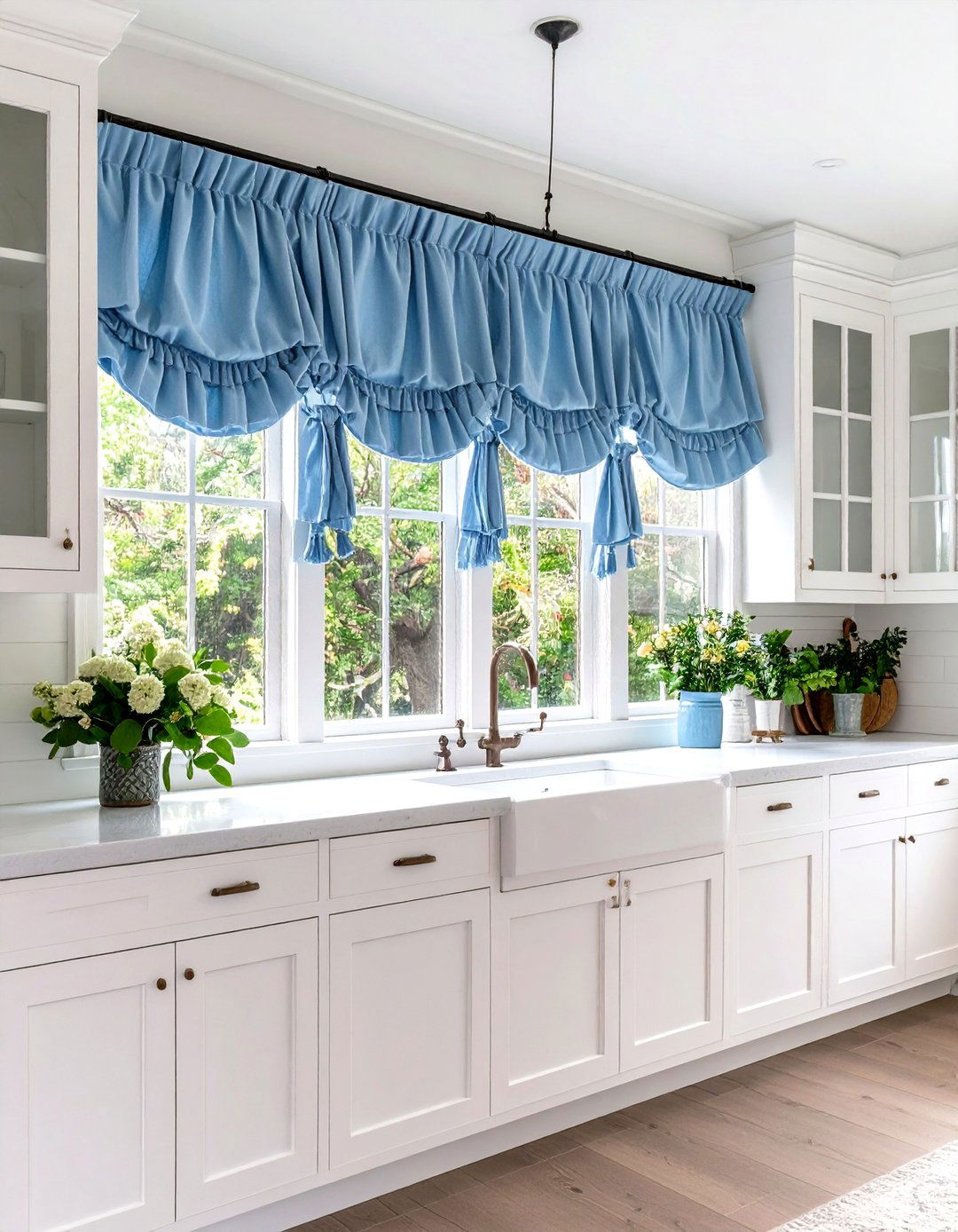 Tie Up Kitchen Window Shades - 30 kitchen window treatment ideas