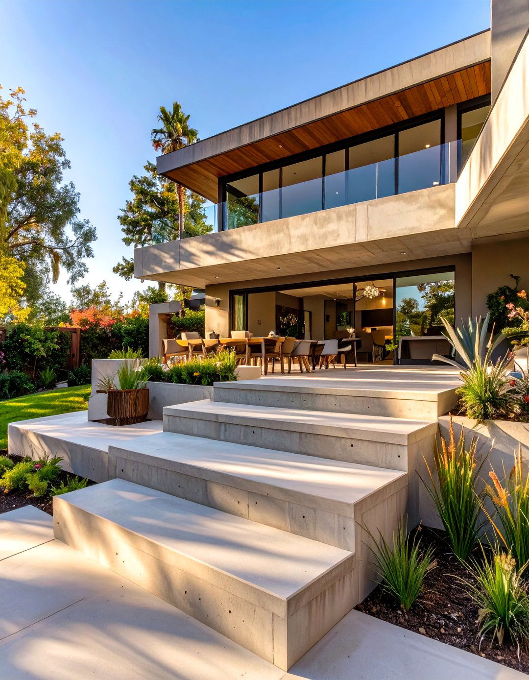 30 Modern Concrete Patio Designs to Elevate Your Yard
