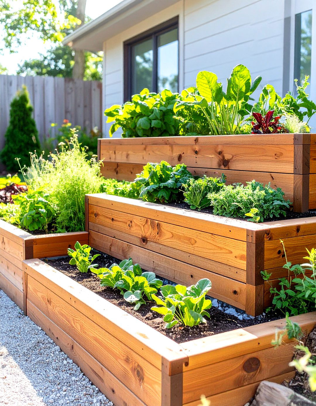 Tiered Garden Bed Retaining Walls - 30 simple retaining wall ideas for sloped backyard