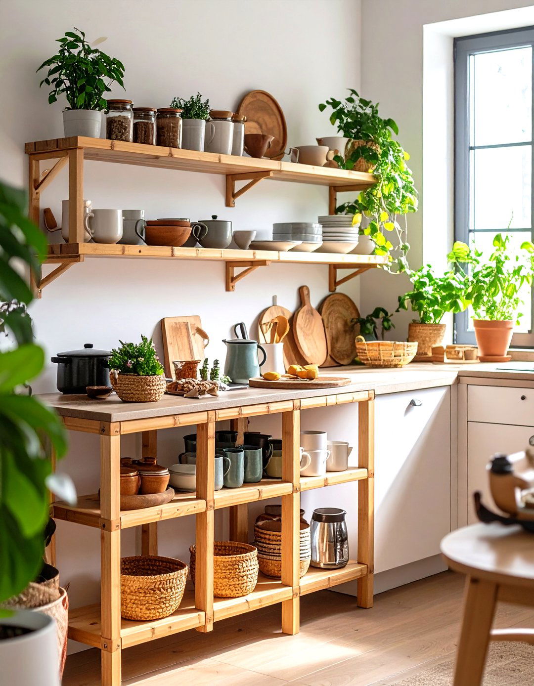 Tiered Kitchen Countertop Shelving - 30 kitchen shelving ideas