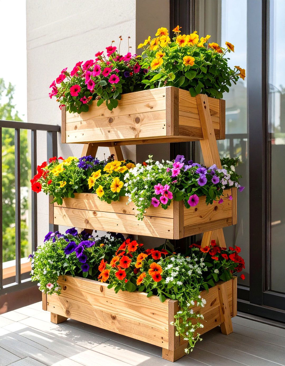 Tiered Planter Box Garden - 30 small garden design ideas