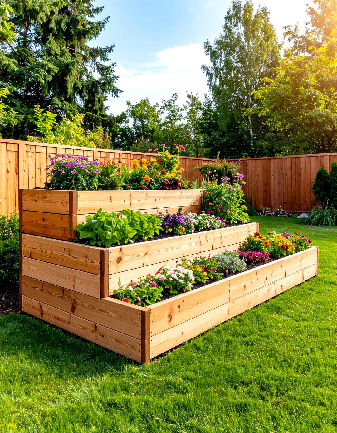Tiered Raised Garden Bed Design - 30 raised garden bed designs