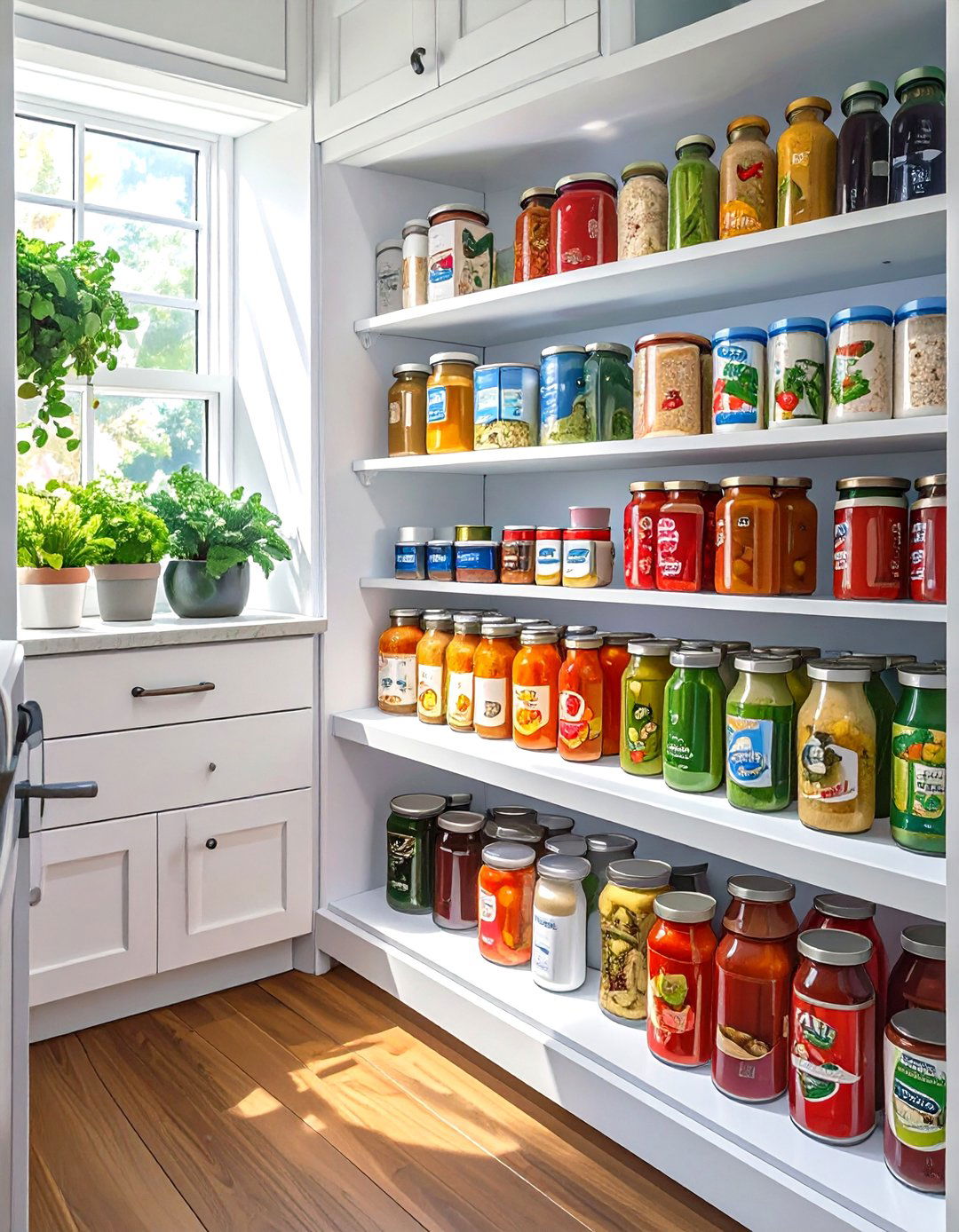 Tiered Shelf Inserts for Cabinet Small Pantry - 30 small kitchen small pantry ideas