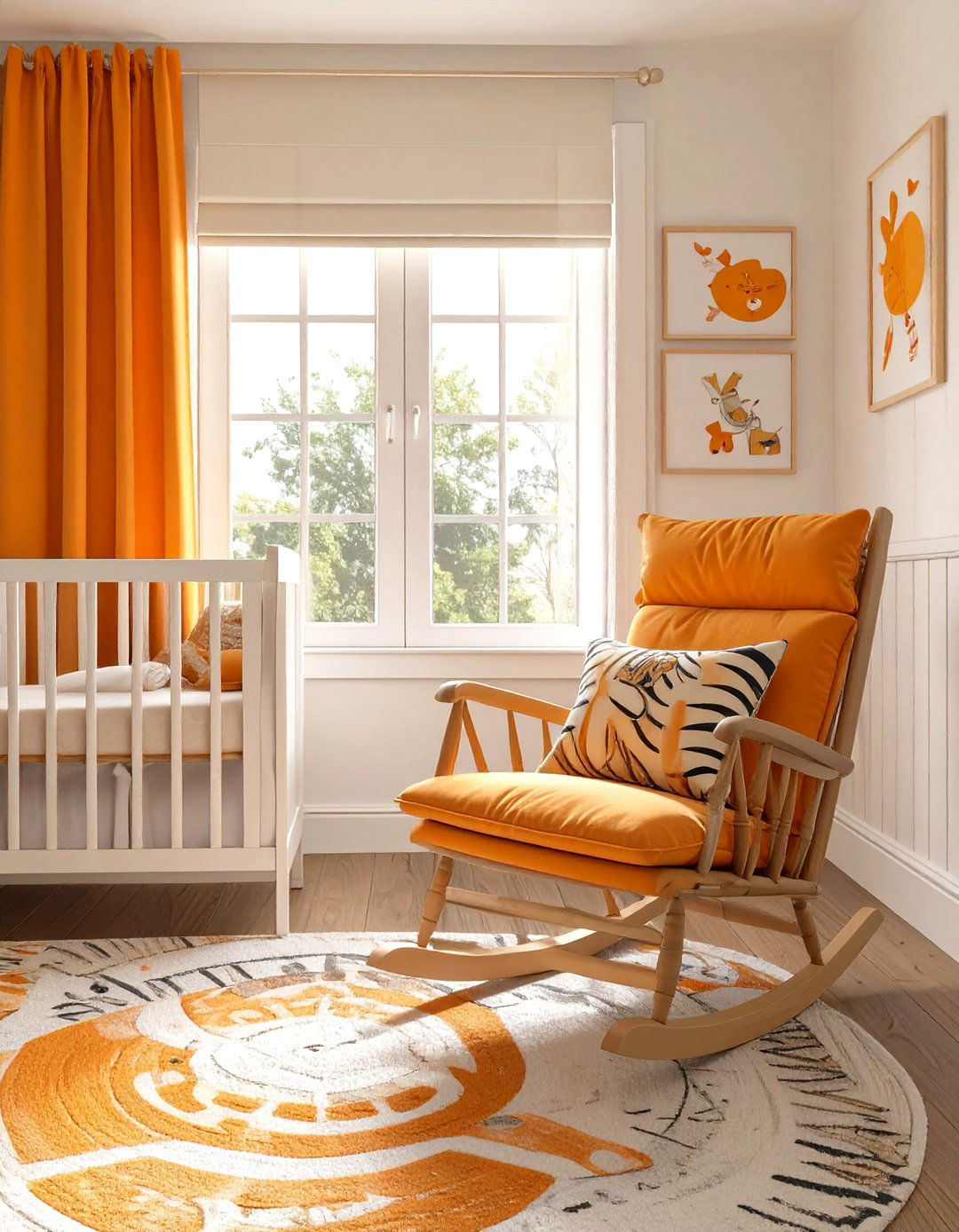 Tigger Inspired Orange Accents - 30 winnie the pooh nursery ideas