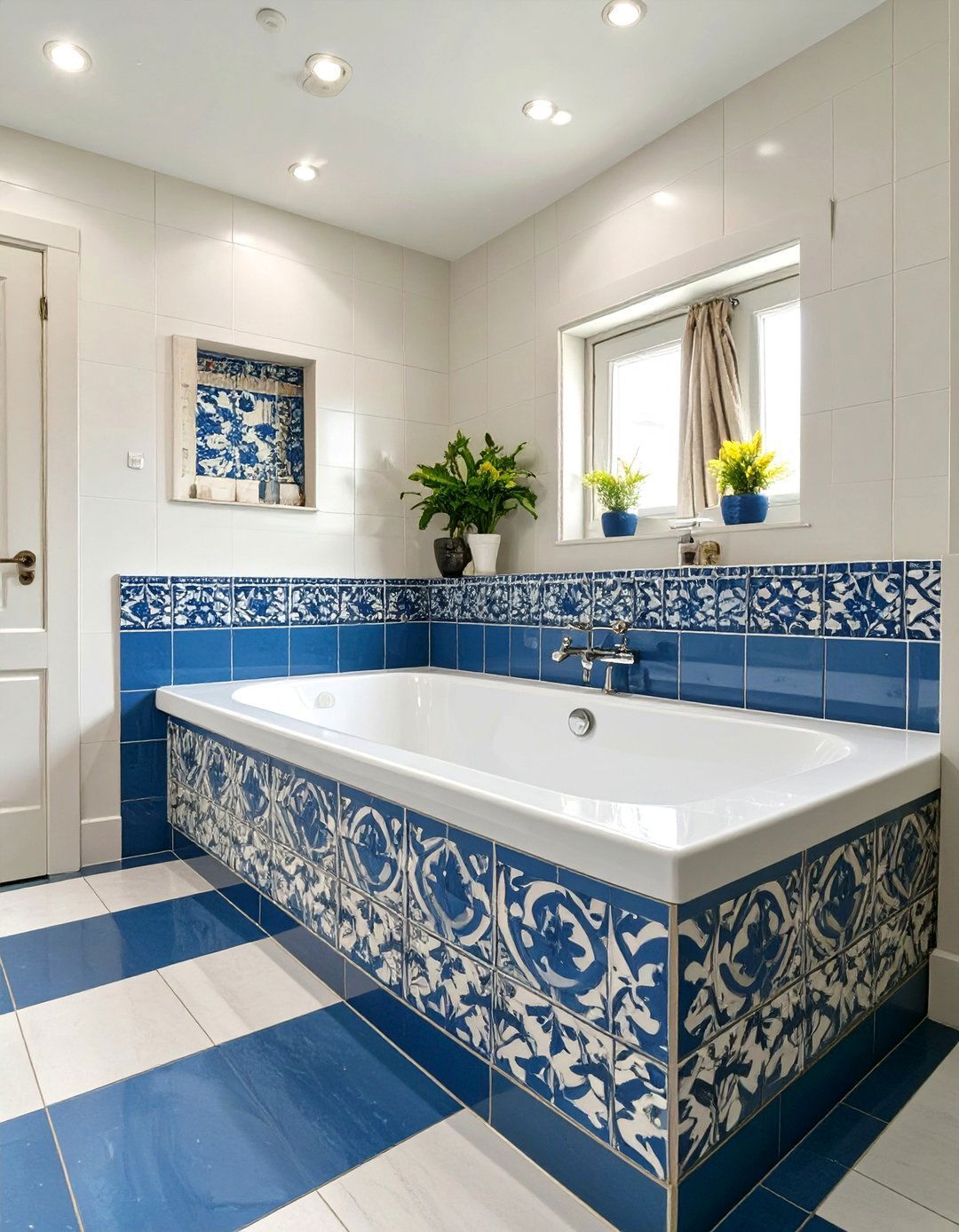Tiled Bathtub Surround - 30 tiled bathroom ideas