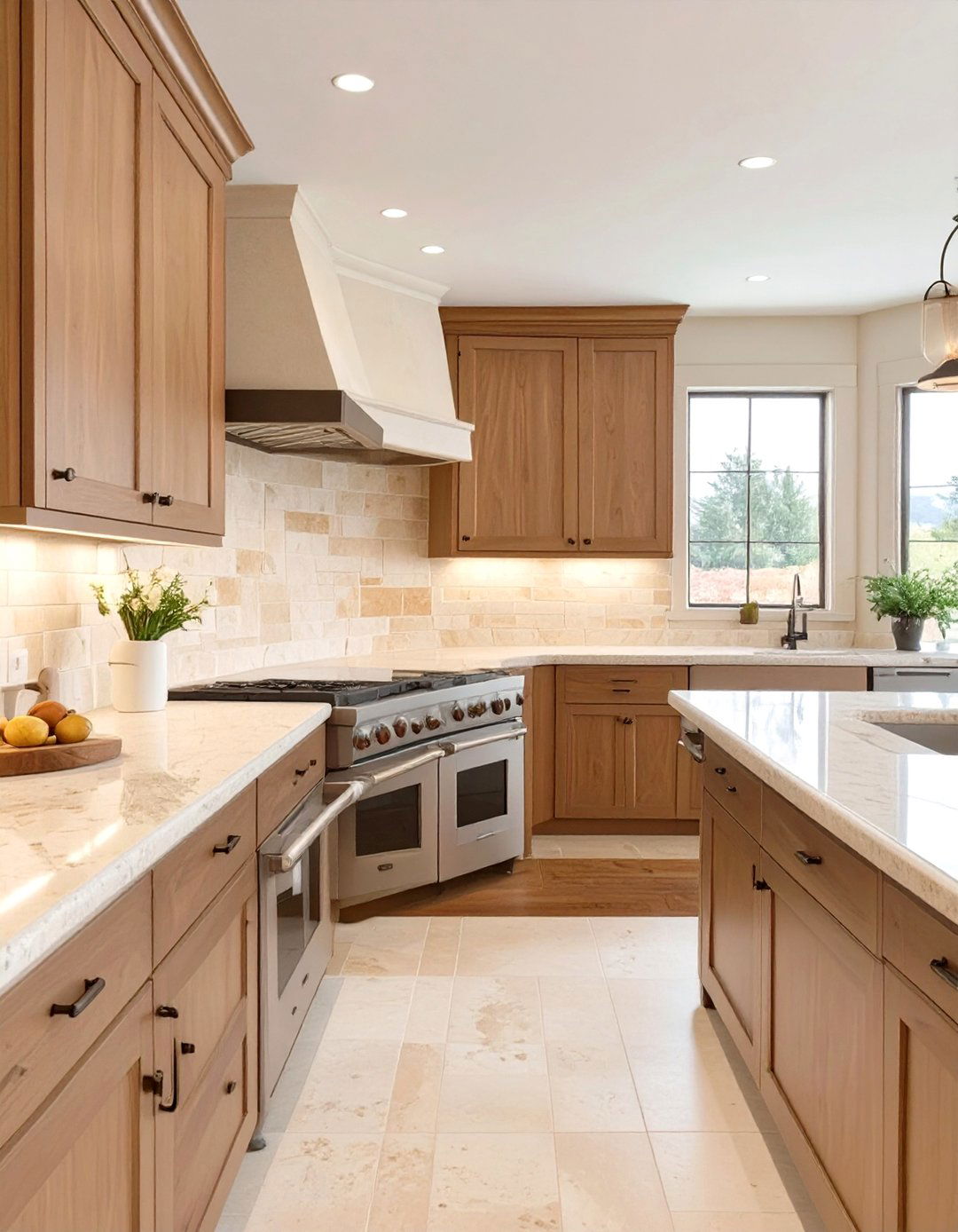 Timeless Travertine Tile Kitchen Backsplash - 30 backsplash kitchen ideas