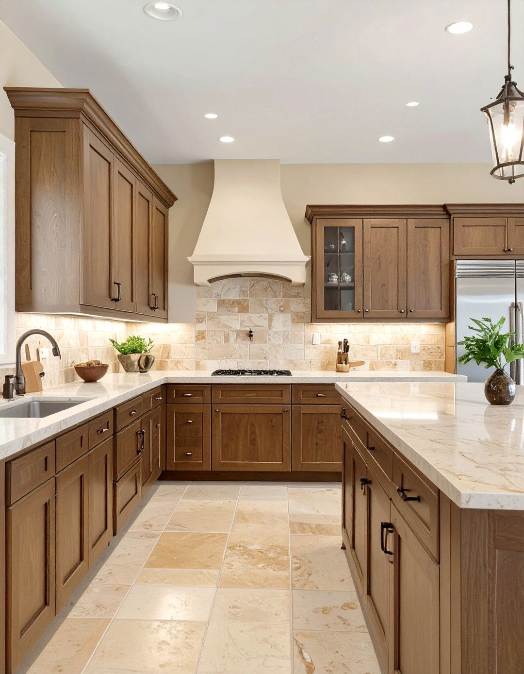 Timeless Travertine Tile - 30 backsplash tile ideas