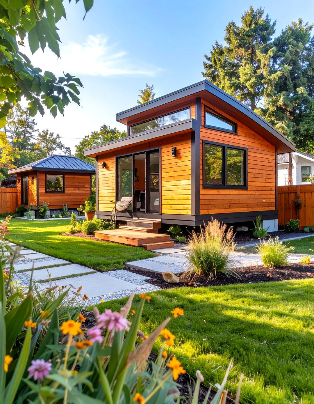 Tiny House Design Plan with a Detached Studio - 30 tiny house design plans ideas