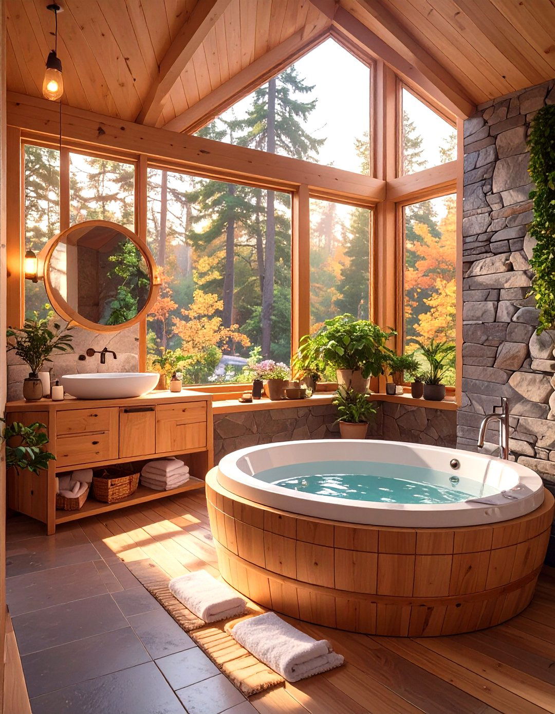 Tiny House Design Plan with a Japanese Soaking Tub - 30 tiny house design plans ideas