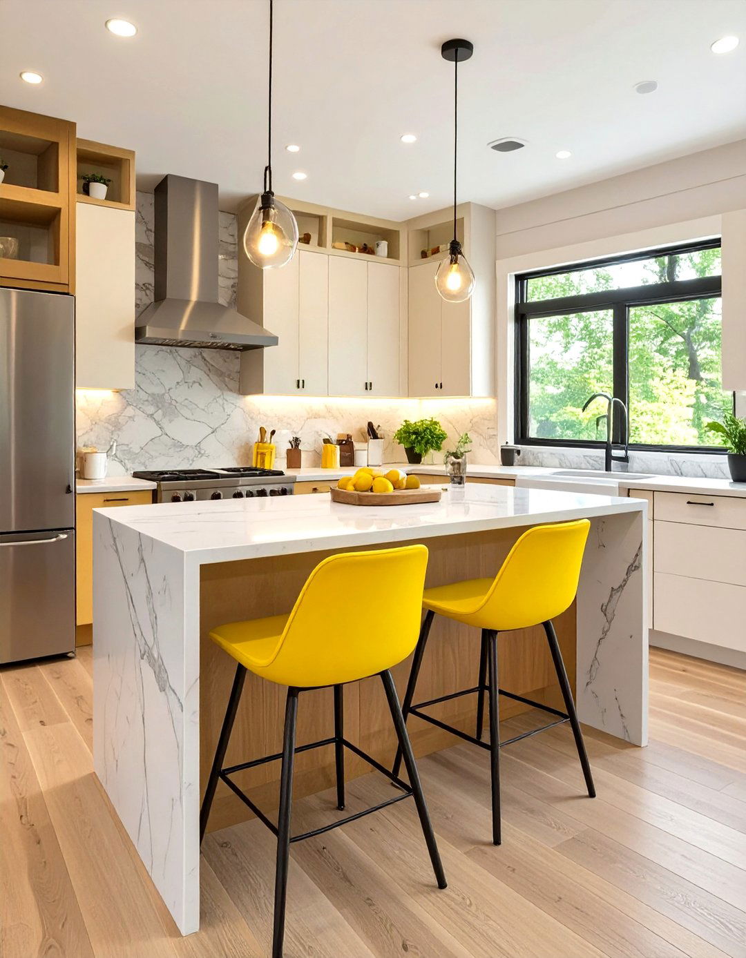Tiny House Kitchen with a Bar Style Counter for Dining - 30 tiny house kitchen ideas