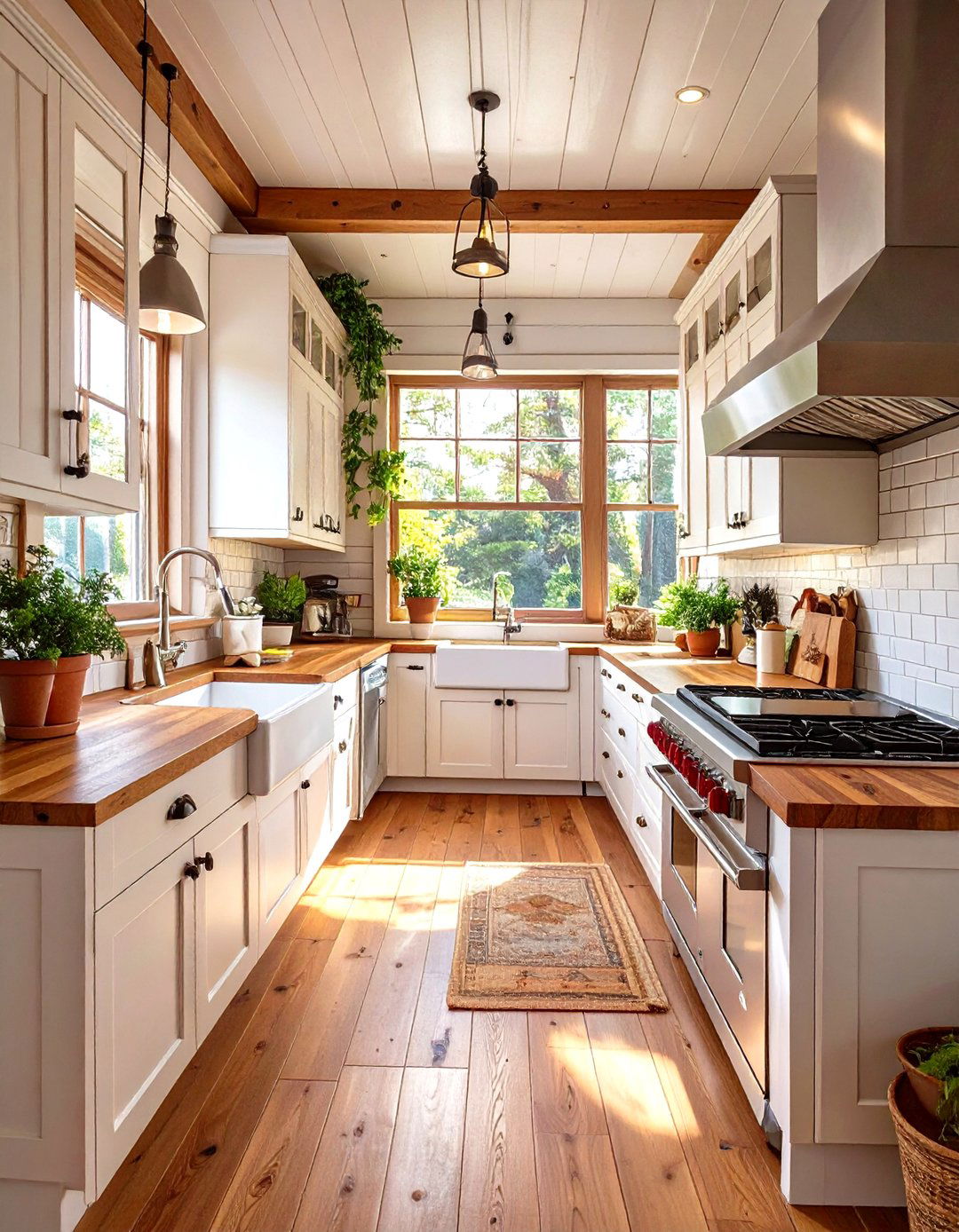 Tiny House Kitchen with a Galley Layout - 30 tiny house kitchen ideas