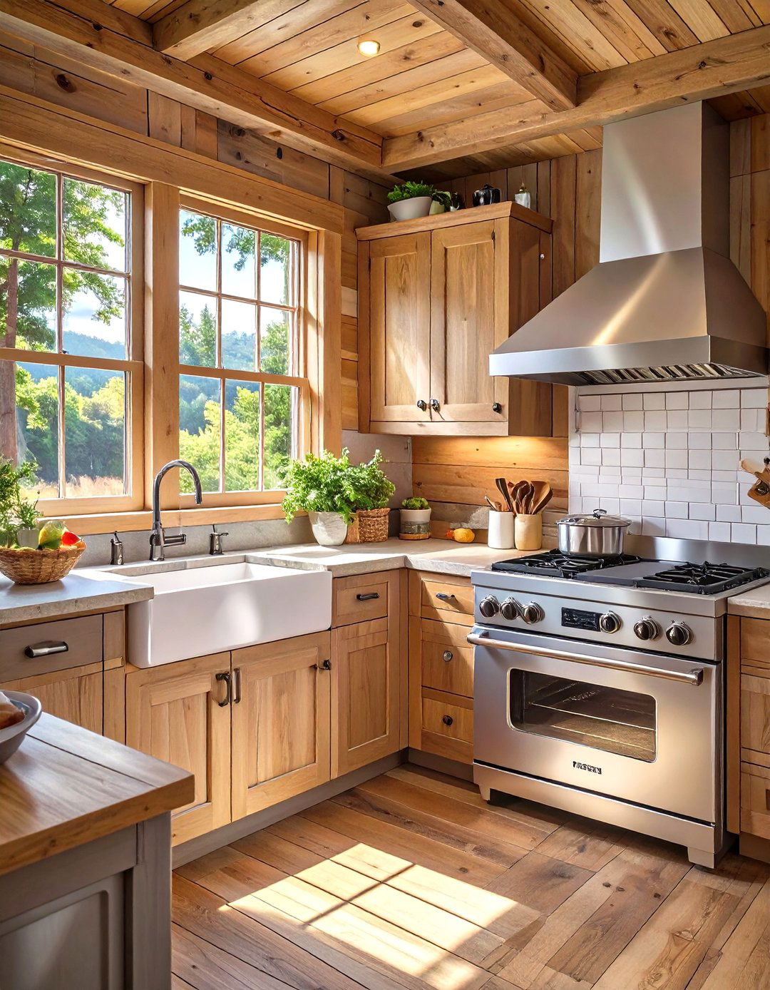 Tiny House Kitchen with a Propane Powered Oven - 30 tiny house kitchen ideas
