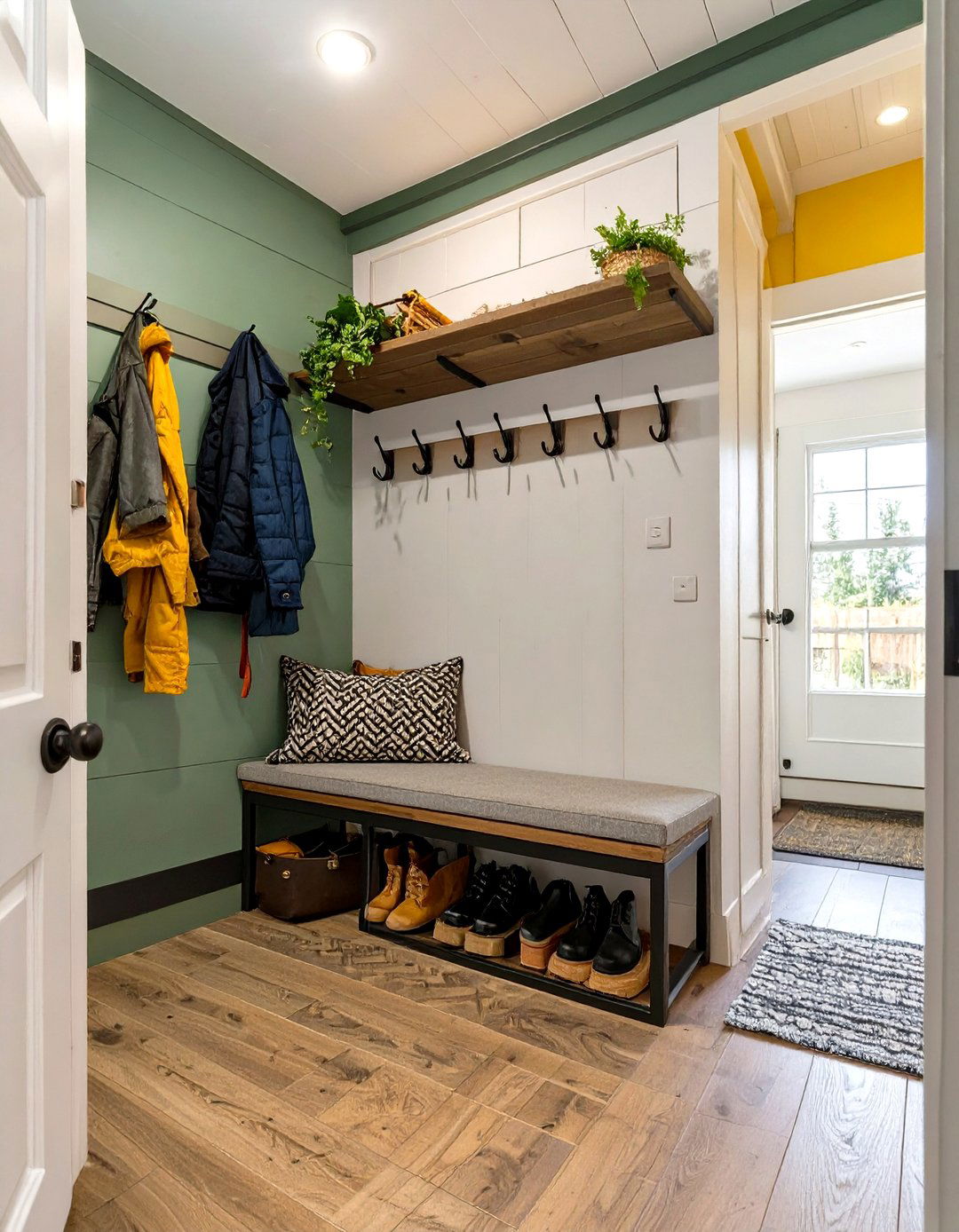 Tiny House with a Mudroom Entryway - 30 tiny house design ideas