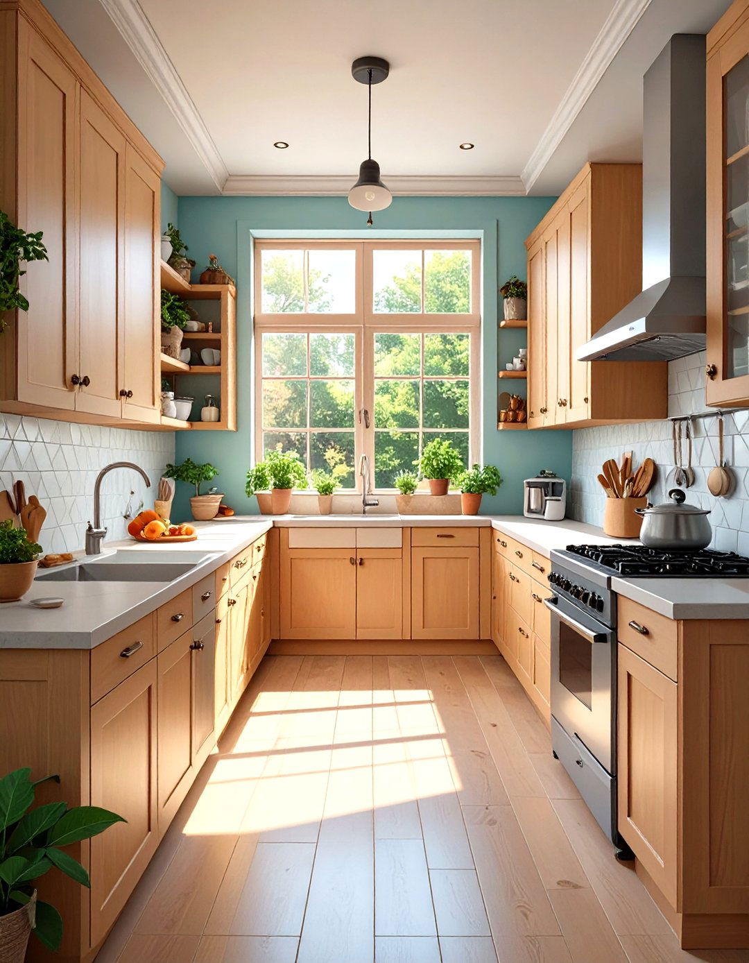 Tiny Kitchen Featuring a Galley Layout - 30 tiny kitchen ideas