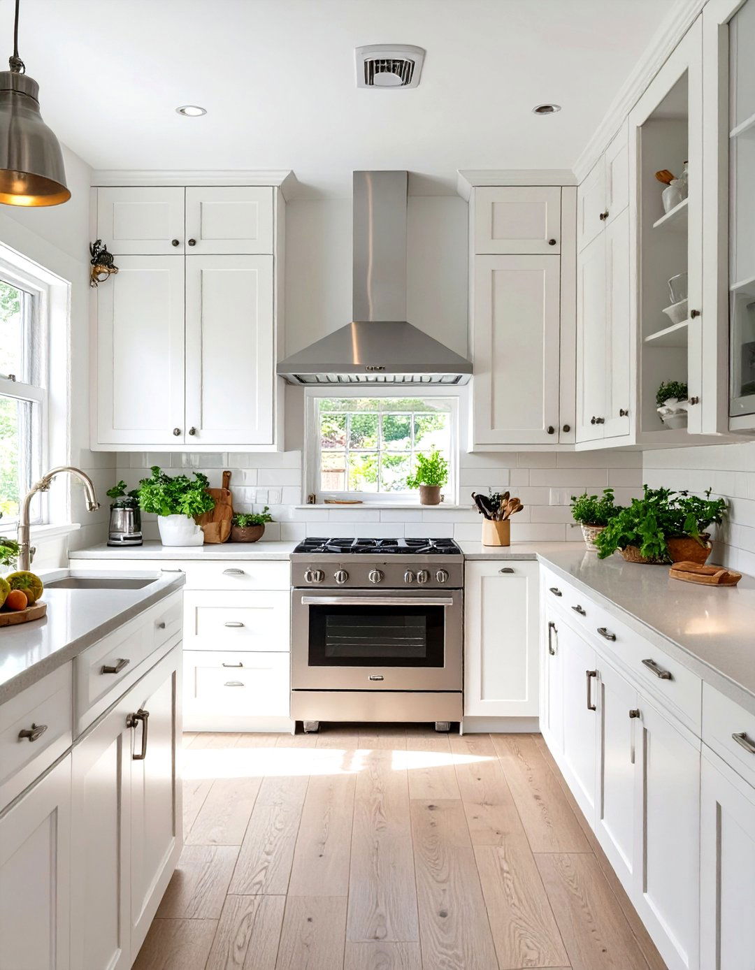 Tiny Kitchen Utilizing Ceiling Height Cabinets - 30 tiny kitchen ideas