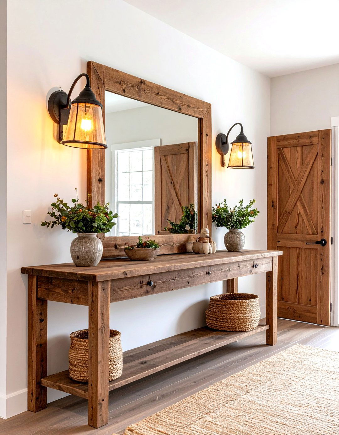 Tobacco Basket Wall Decor - 30 farmhouse wall decor ideas