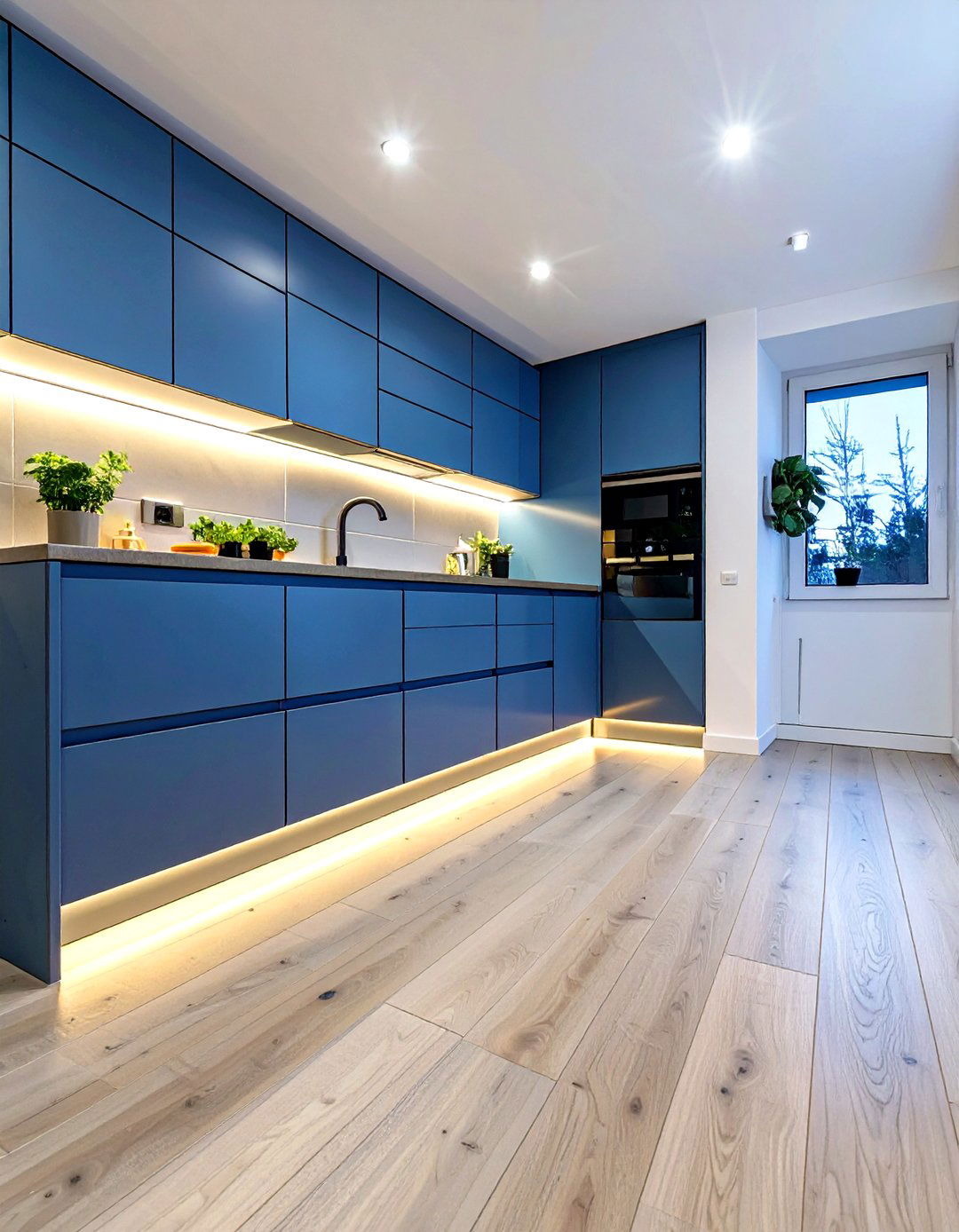 Toe Kick Accent Lighting - 30 small kitchen lighting ideas
