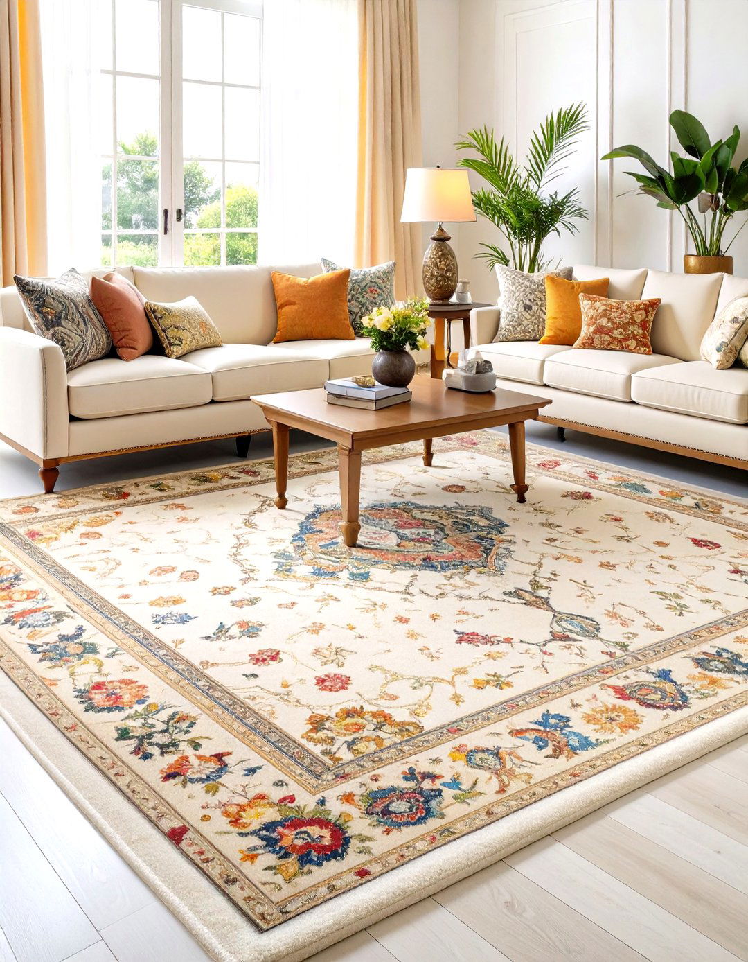 Tonal Pattern Living Room Carpet - 30 living room carpet ideas