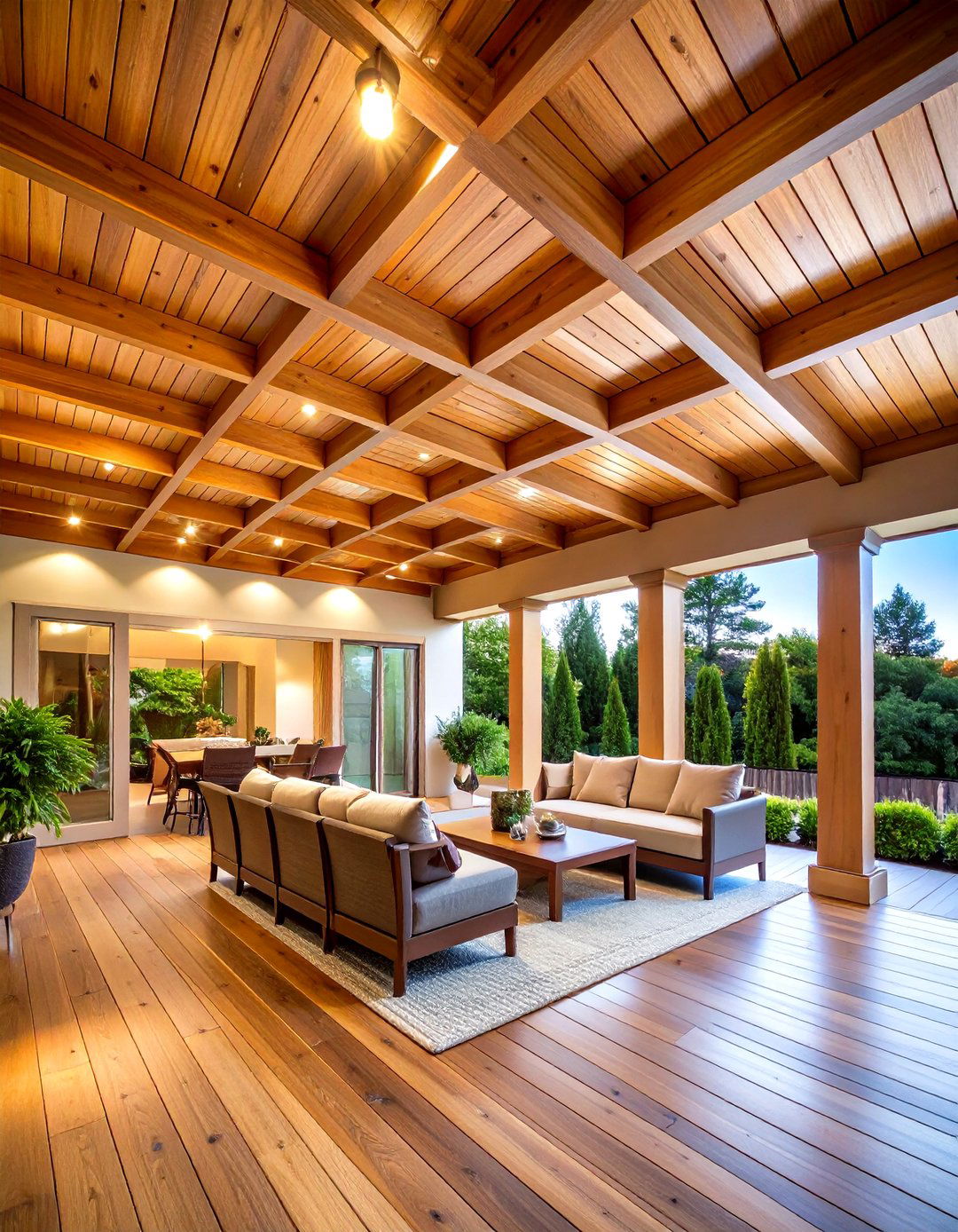 30 Patio Ceiling Ideas to Finish Your Outdoor Space - We Love Home Blog