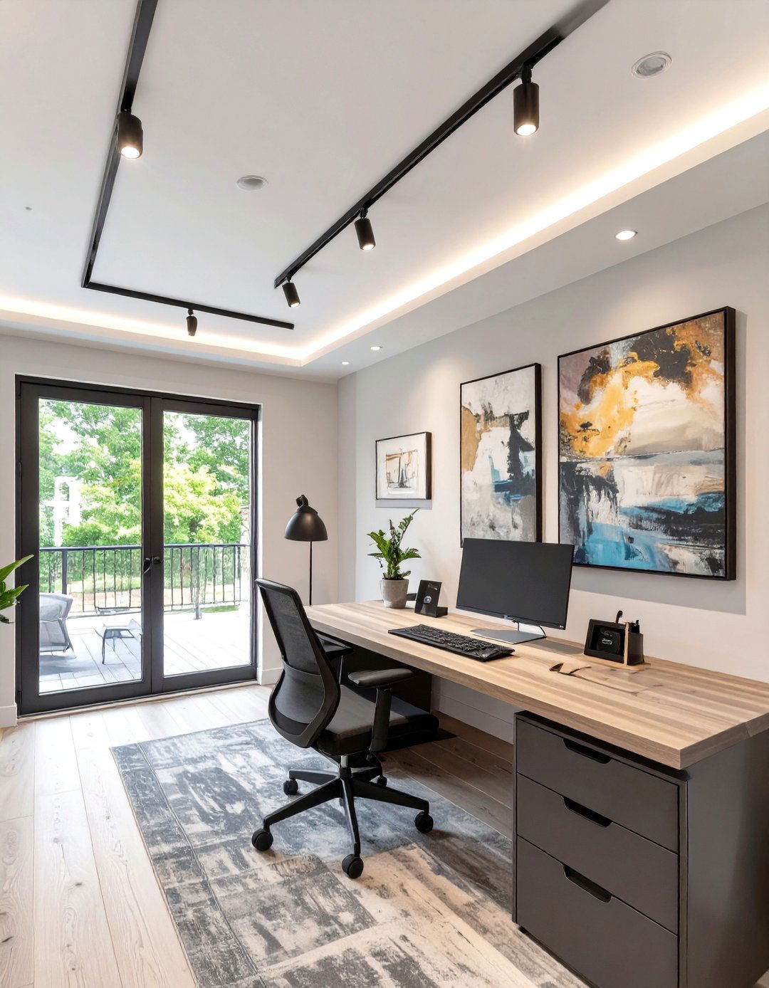 30 Home Office Lighting Ideas to Brighten Your Day - We Love Home Blog