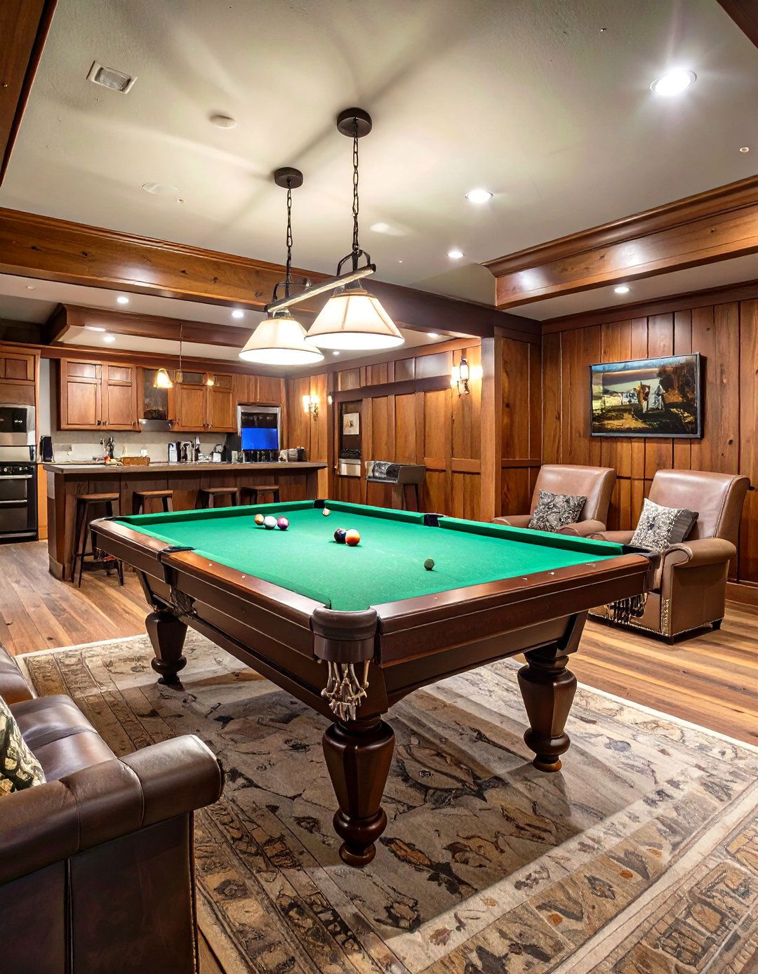 Traditional Basement Game Room - 30 basement decorating ideas