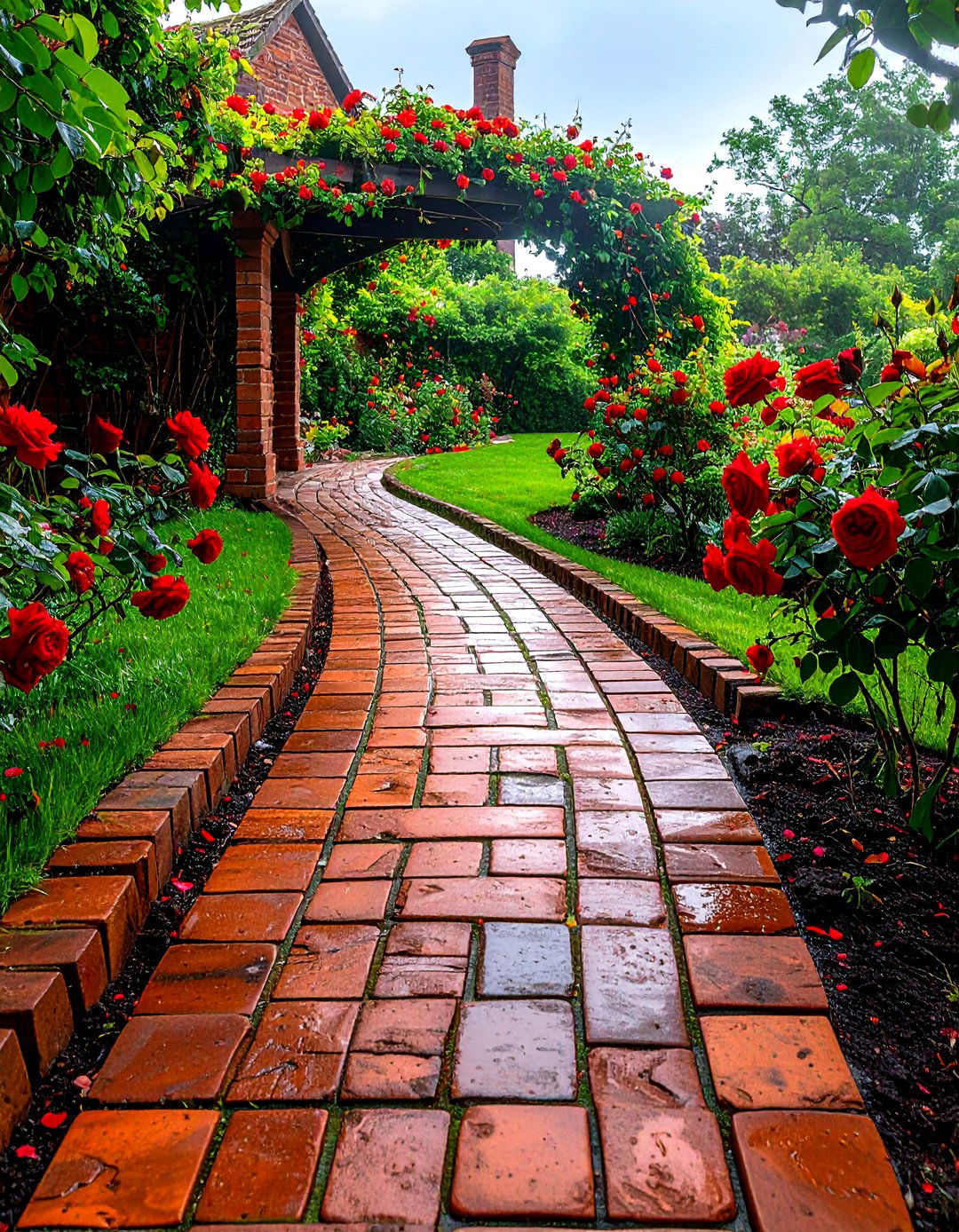 Traditional Brick Edging - 30 landscaping edging ideas