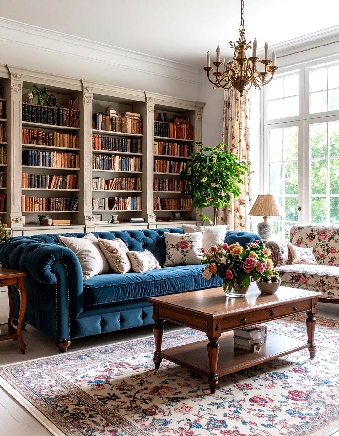 Traditional English Country Living Room - 30 design living room ideas