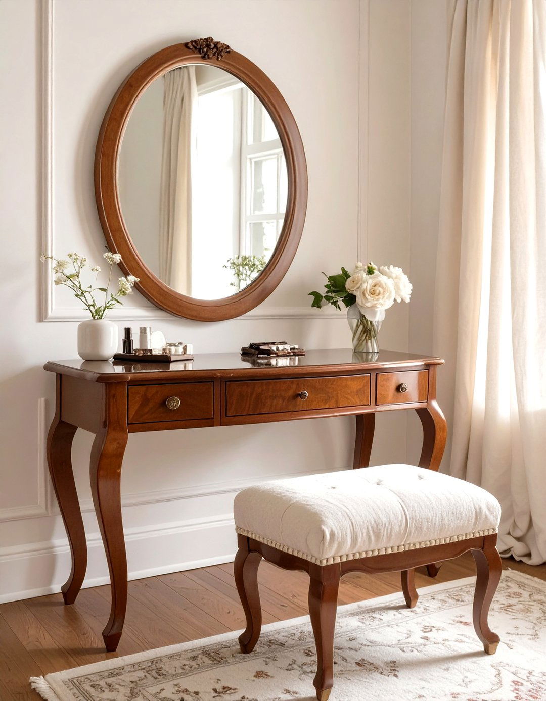 Traditional English Makeup Vanity - 30 makeup vanity ideas
