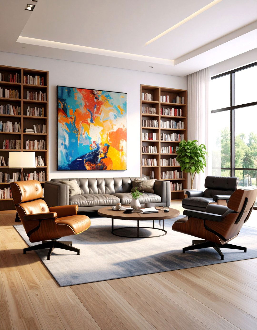 Traditional Library with a Twist - 30 3d interior design software ideas