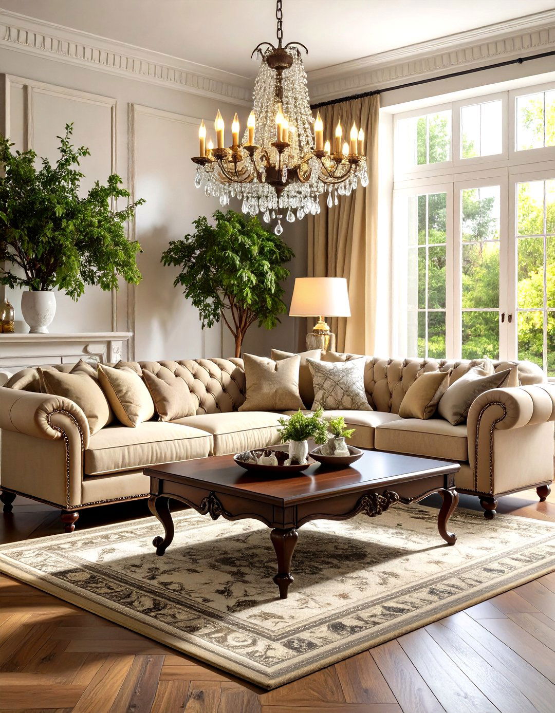 Traditional Living Room Elegance - 30 living room furniture design ideas