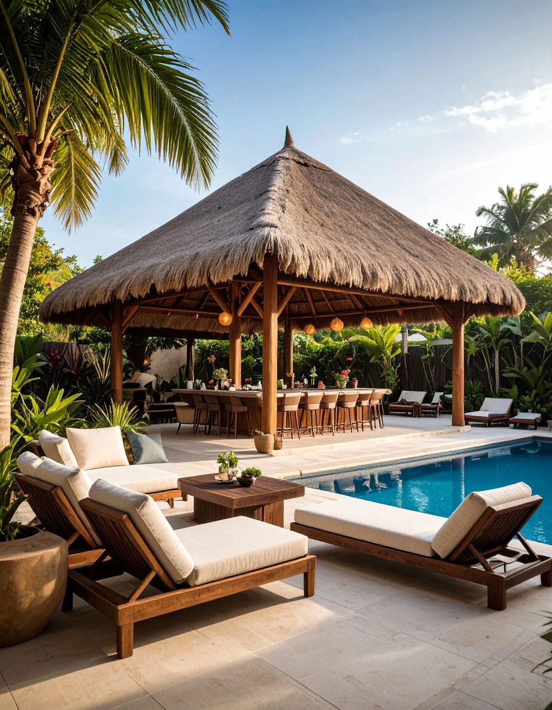 Traditional Palapa Entertainment Area - 30 backyard designs mx