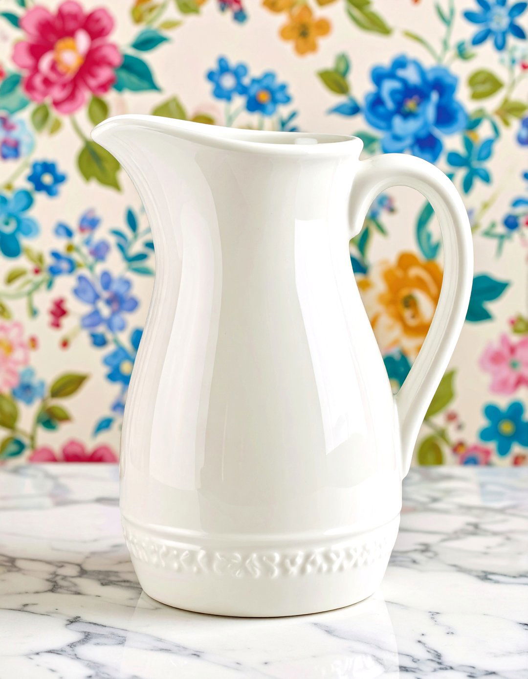 Traditional Porcelain Pitcher Dispenser - 30 liquid laundry detergent dispenser ideas
