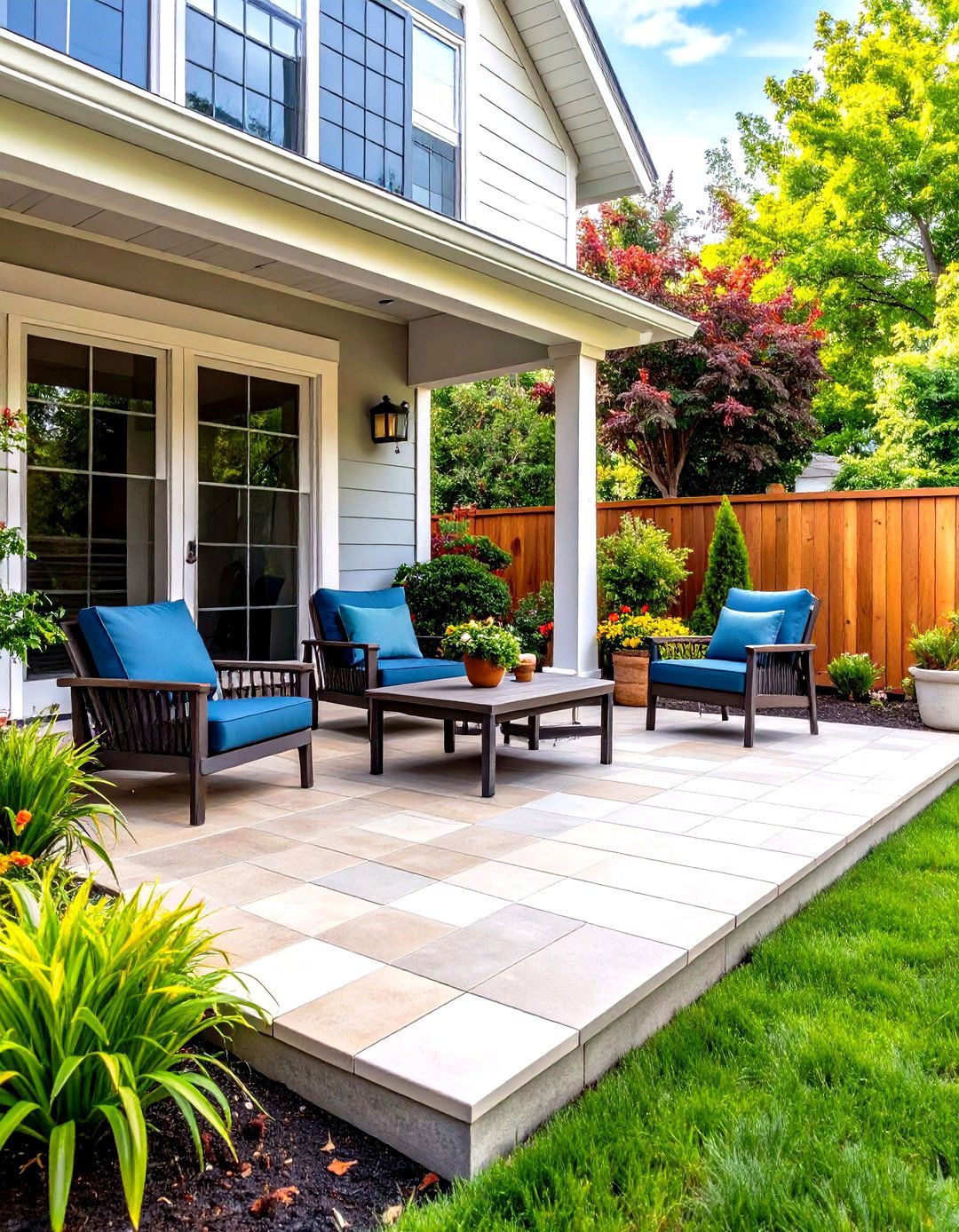 Traditional Red Brick Paver Flooring - 30 front porch flooring ideas