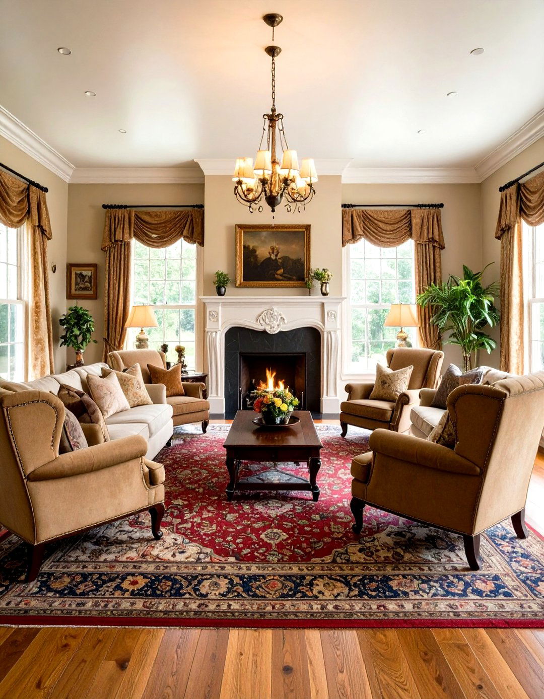 Traditional and Timeless Family Room - 30 family room furniture ideas