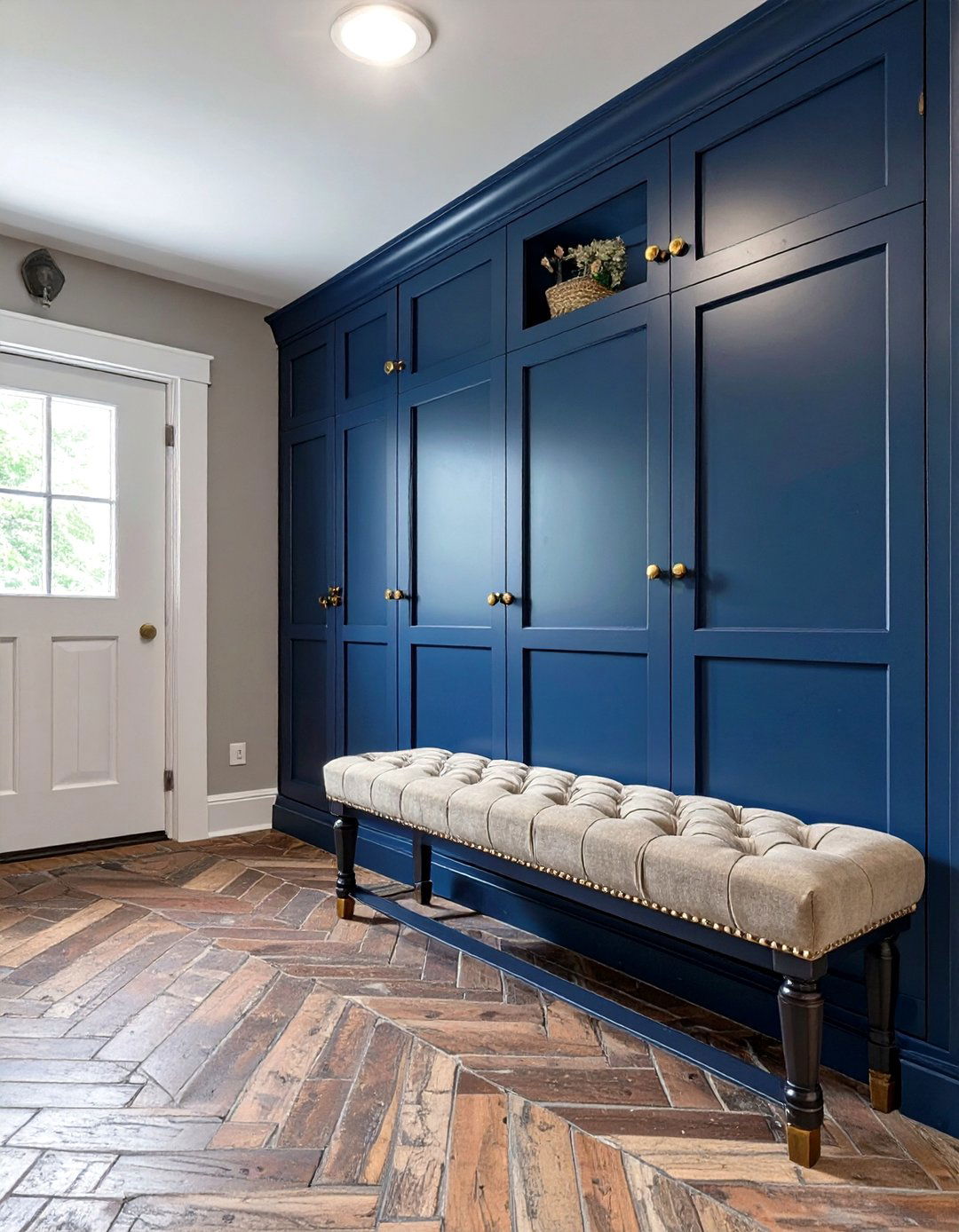 Traditional and Timeless Garage Mudroom - 30 garage mudroom ideas