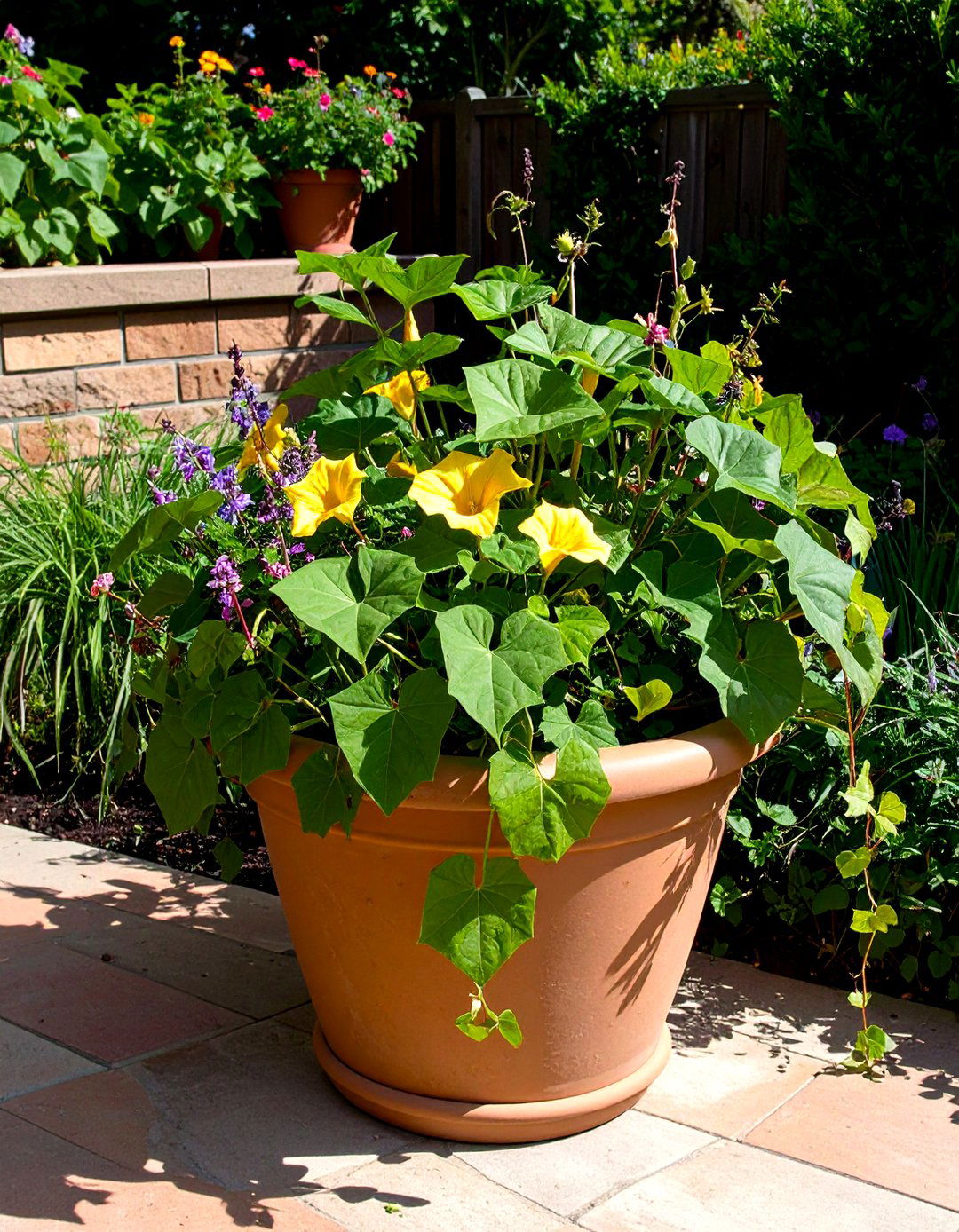Trailing Sweet Potato Vine - 30 patio plants ideas