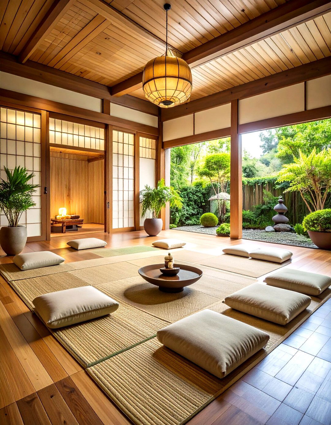 Tranquil Yoga and Meditation Space - 30 enclosed porch ideas on a budget