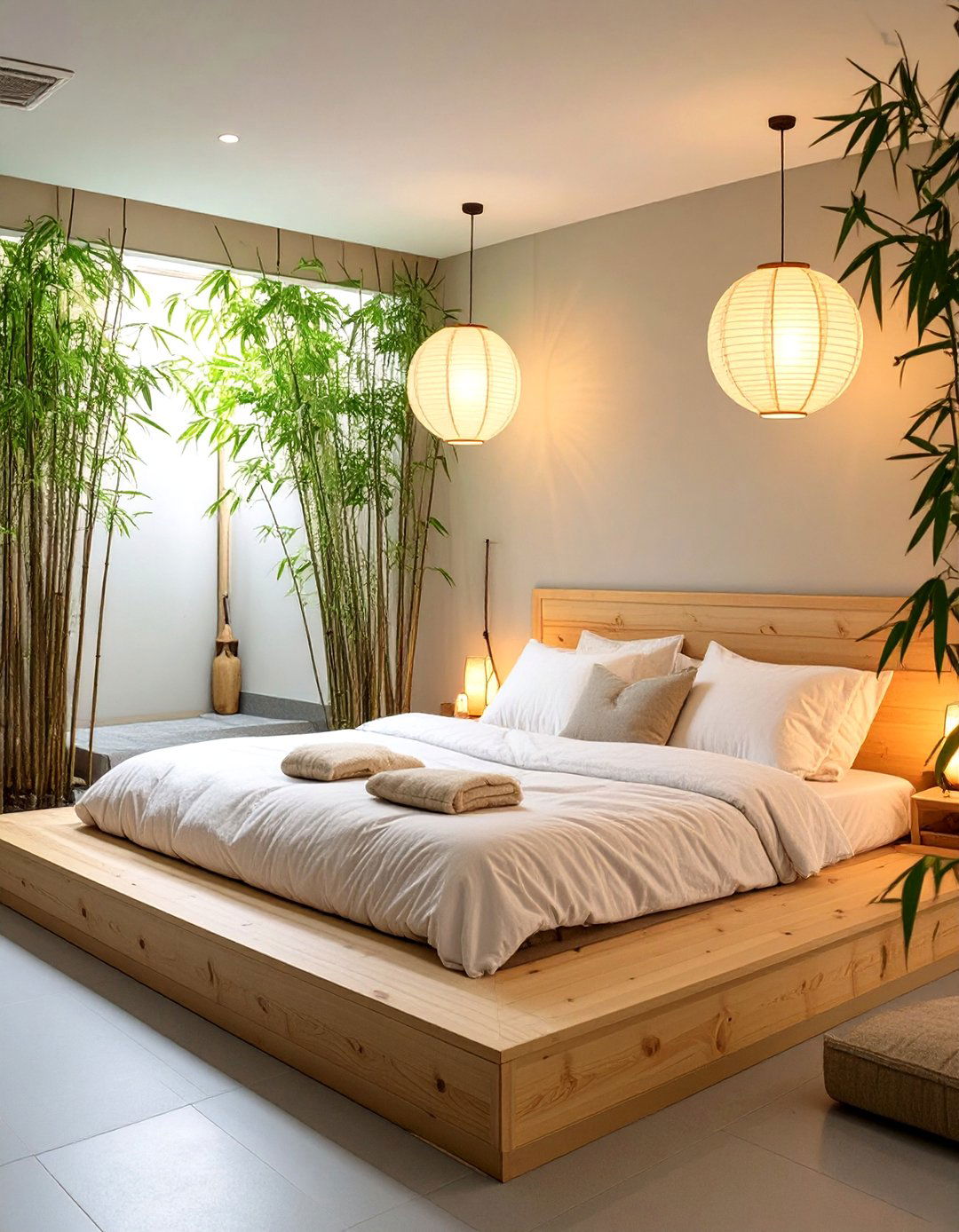 Tranquil Zen Retreat Bedroom - 30 basement bedroom ideas on a budget