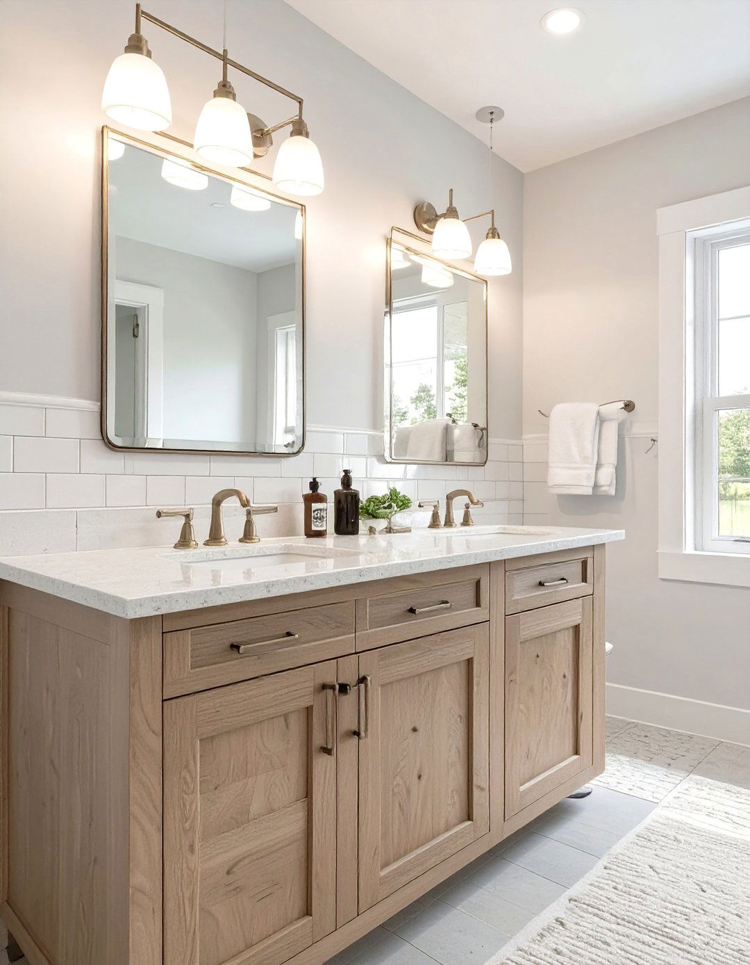 Transitional Bathroom Style - 30 bathroom upgrade ideas