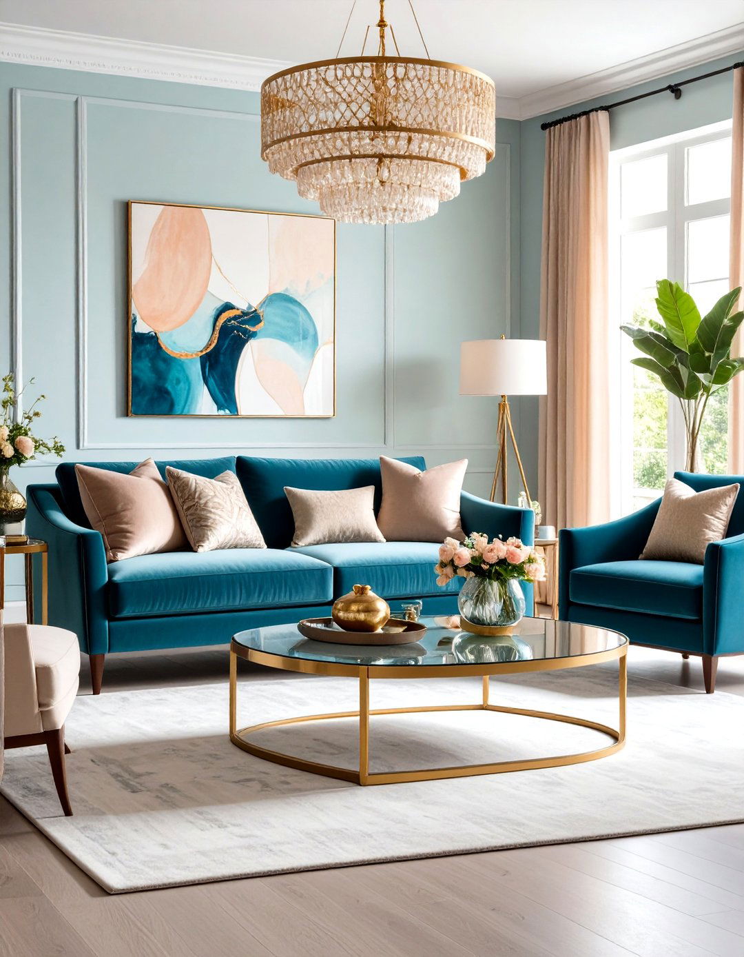 Transitional Classic Living Room - 30 home decor ideas for living room