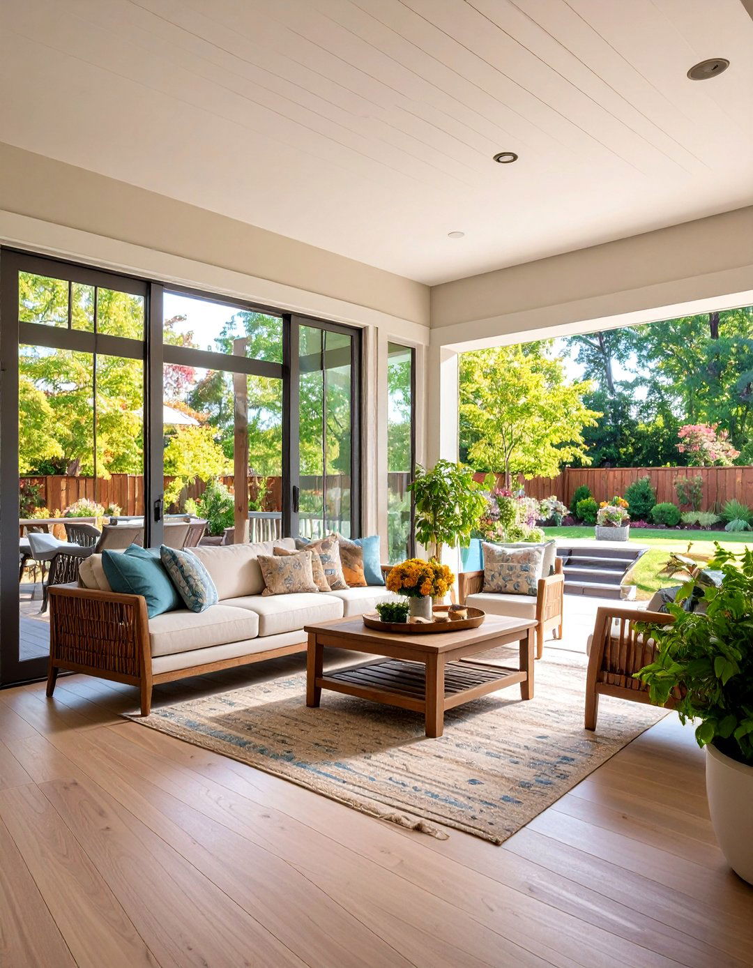 Transitional Indoor Outdoor Flow - 30 3 season porch ideas
