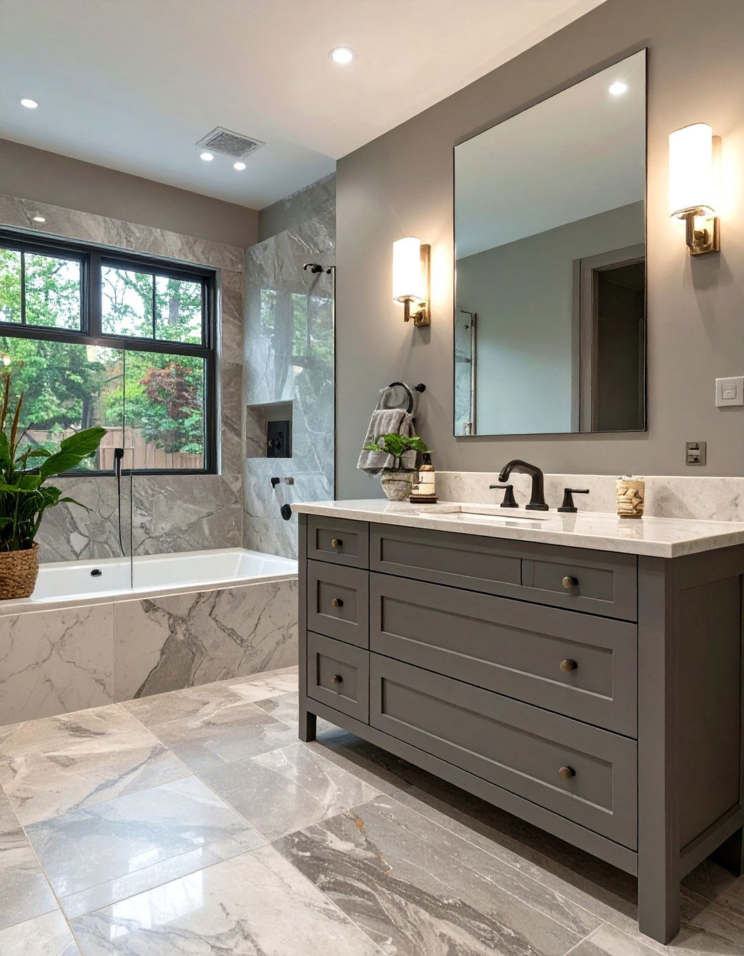 Transitional Style Bathroom - 30 neutral bathroom ideas