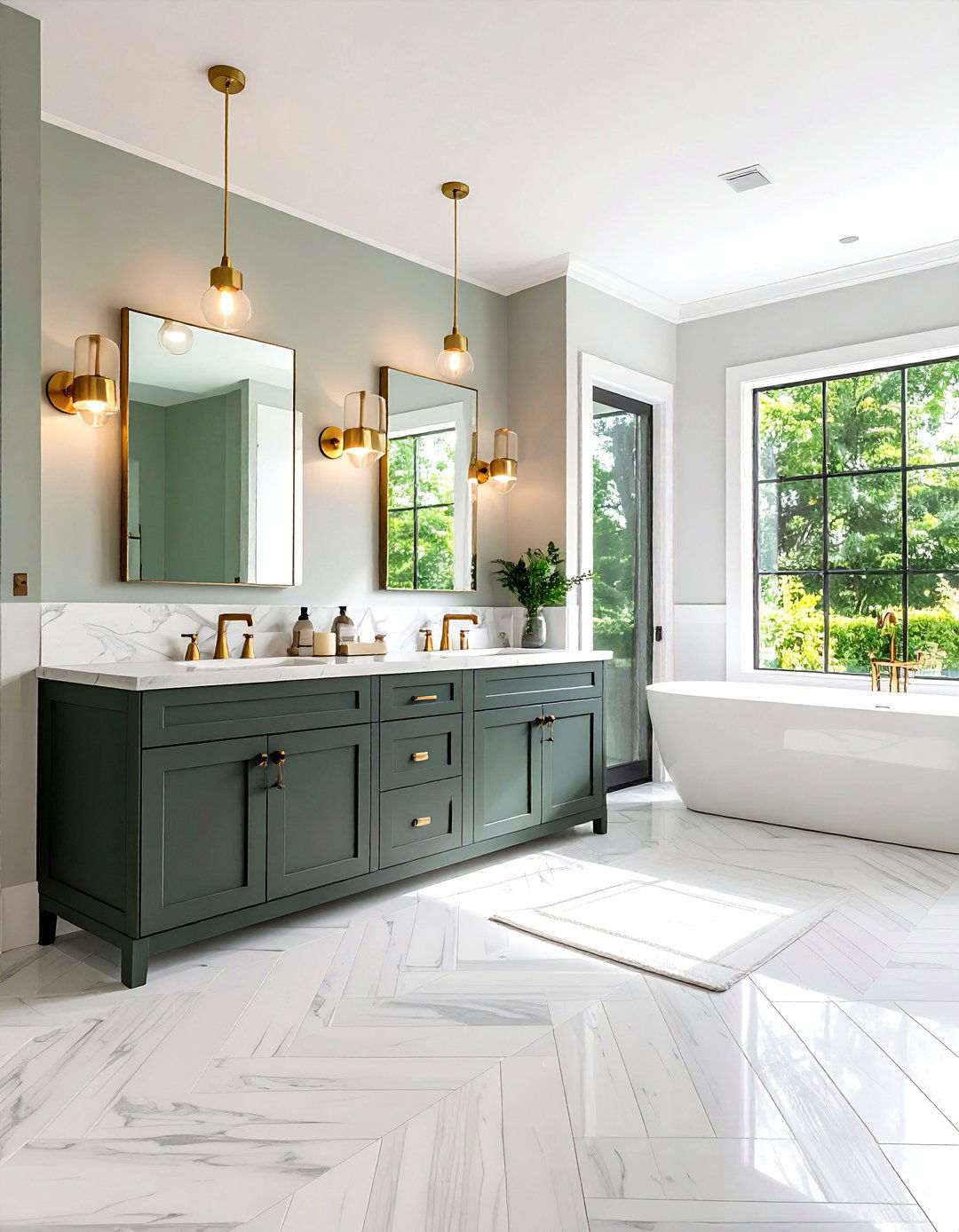 Transitional Style Bathroom - 30 5x8 bathroom remodel ideas