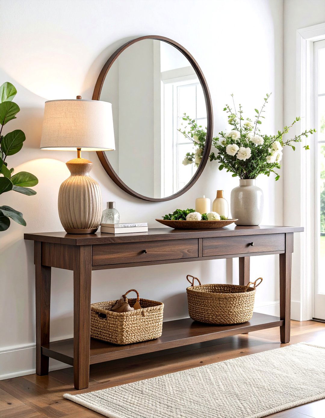 30 Entryway Console Table Decor Ideas for Every Style - We Love Home Blog