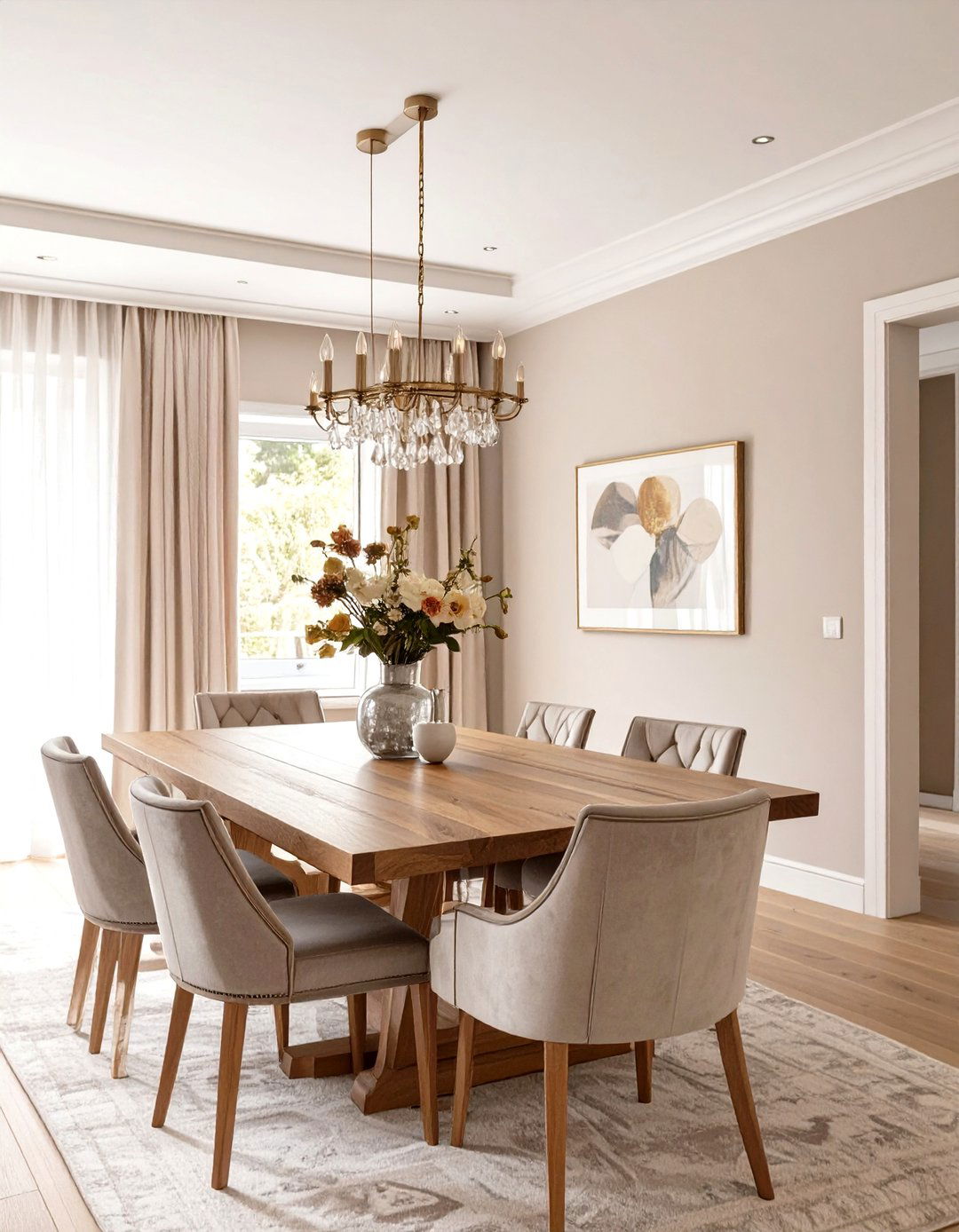 Transitional Style Dining Area - 30 interior design photo ideas