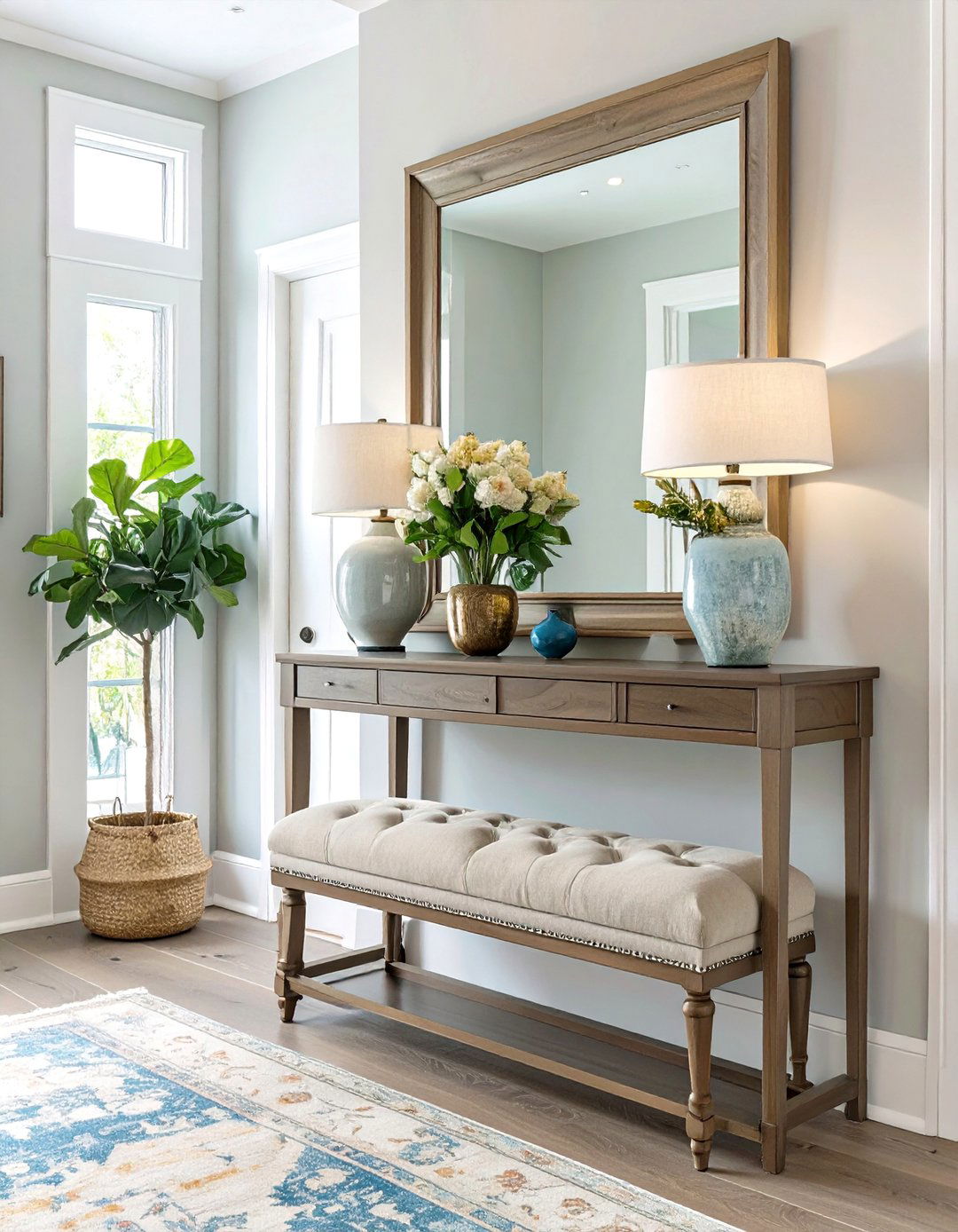 Transitional Style Entryway - 30 apartment entryway ideas