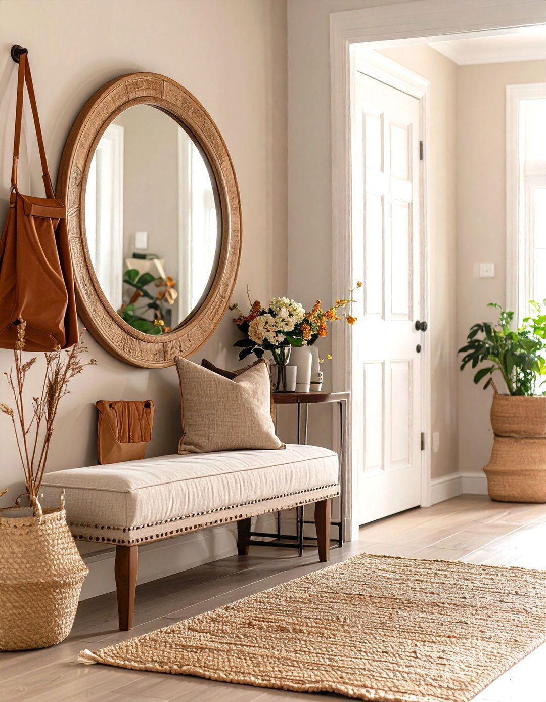 Transitional Style Entryway Bench - 30 entryway bench ideas